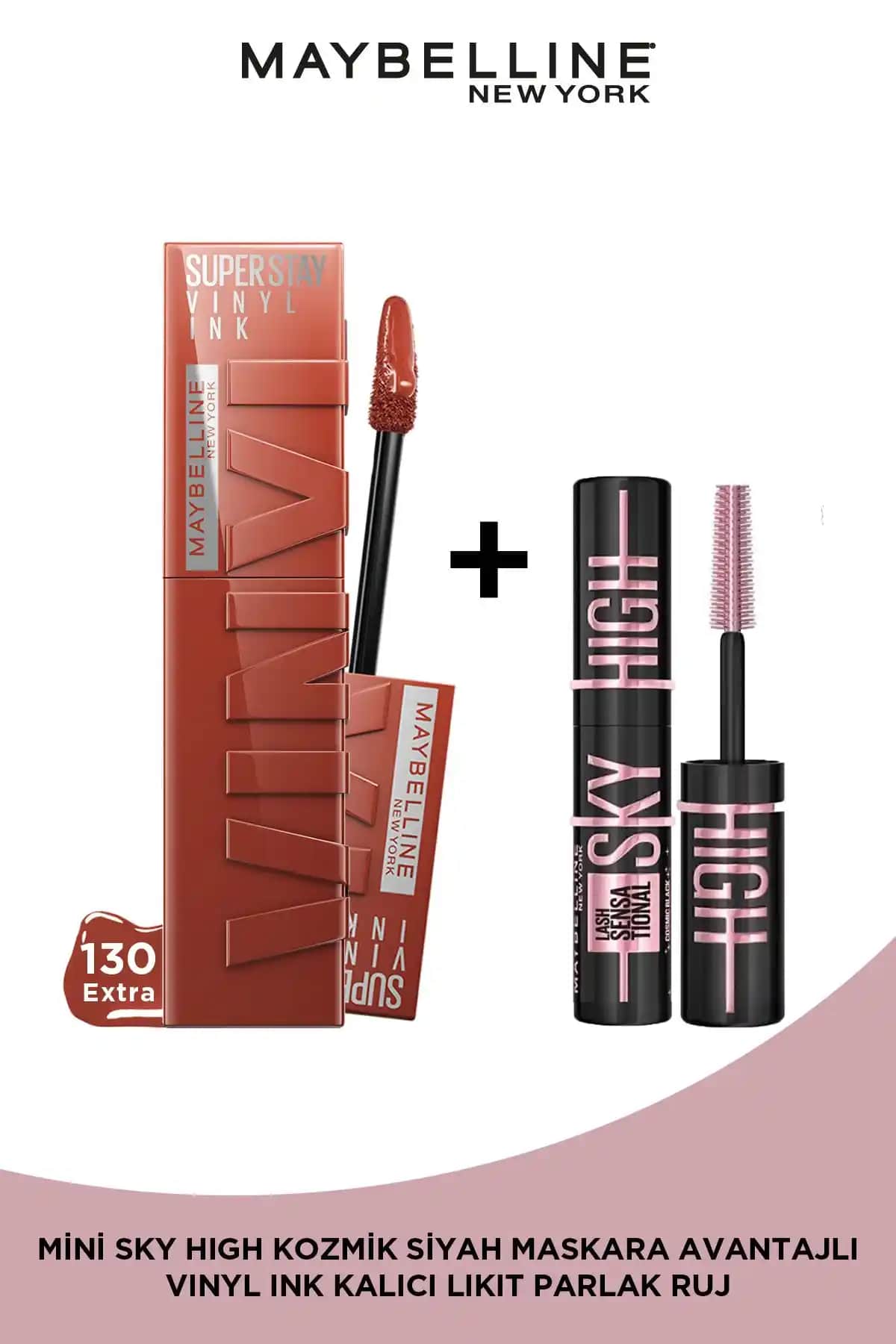 Maybelline New York Vinyl Ink ve Mini Sky High Maskara ile Mükemmel Makyaj Deneyimi