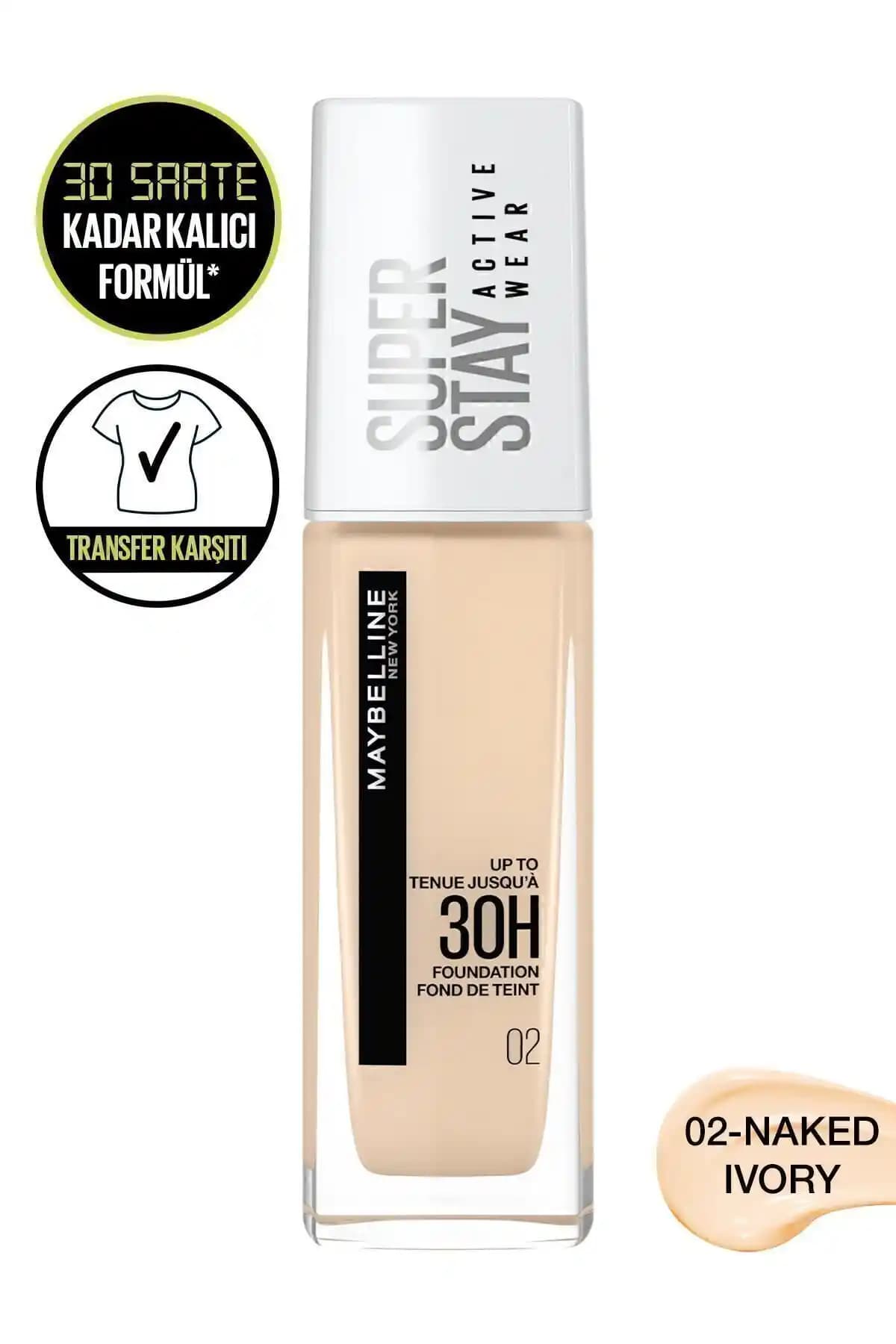 Maybelline Super Stay 30h Fondöten Karşılaştırması: Naked Ivory ve True Ivory
