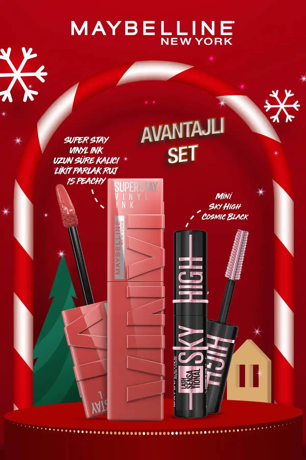 Maybelline Super Stay Vinyl Ink ve Mini Sky High Cosmic Maskara ile Uzun Süreli Makyaj Deneyimi