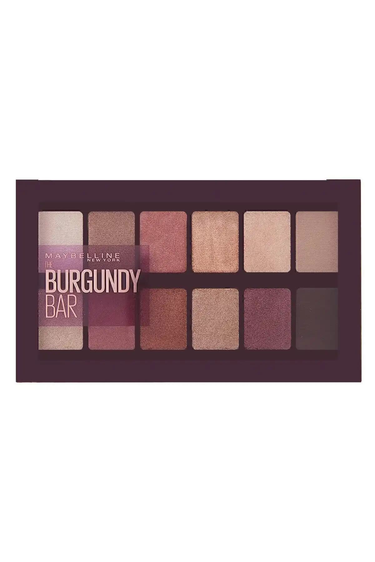 Maybelline The Burgundy Göz Farı Paleti: Mat ve Işıltılı Renklerle Zengin Makyaj Deneyimi