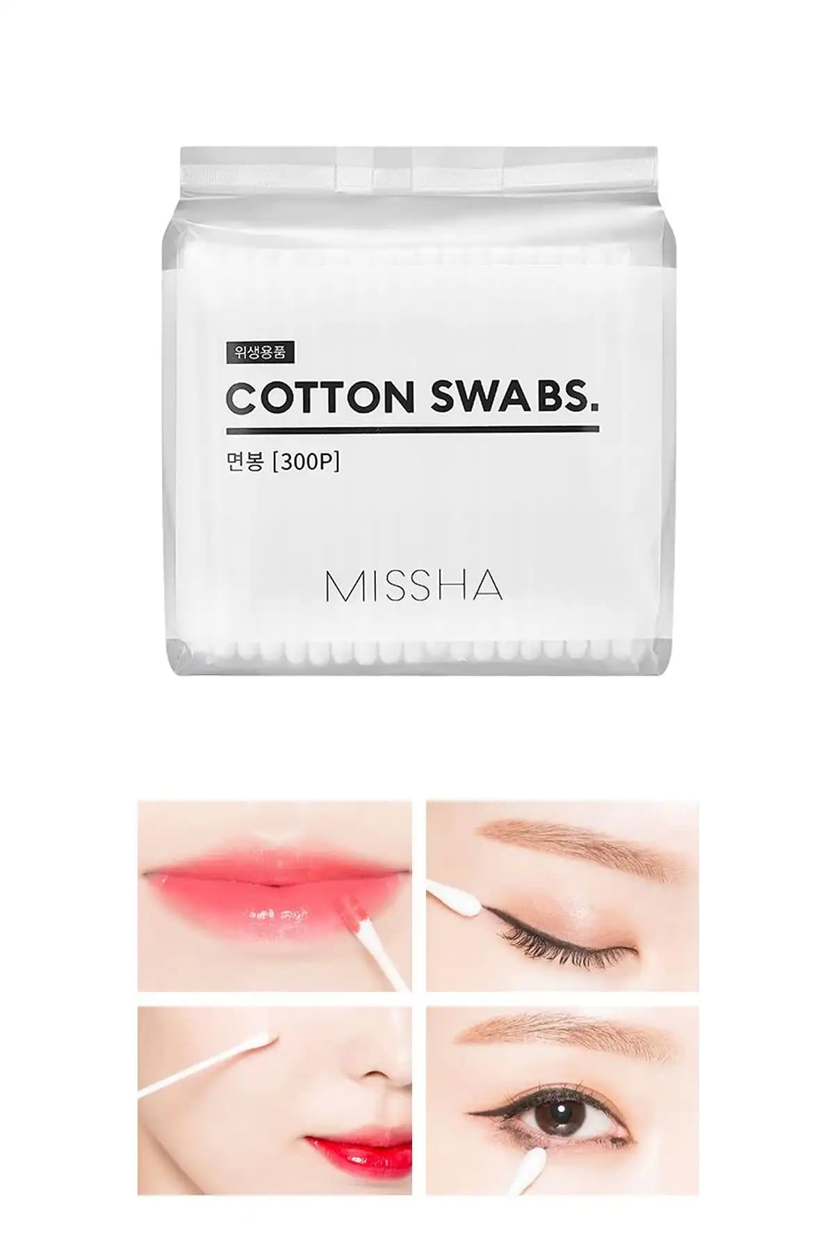 Missha Çift Taraflı %100 Saf Pamuklu Çubuk ile Güvenli ve Hassas Temizlik Araçları