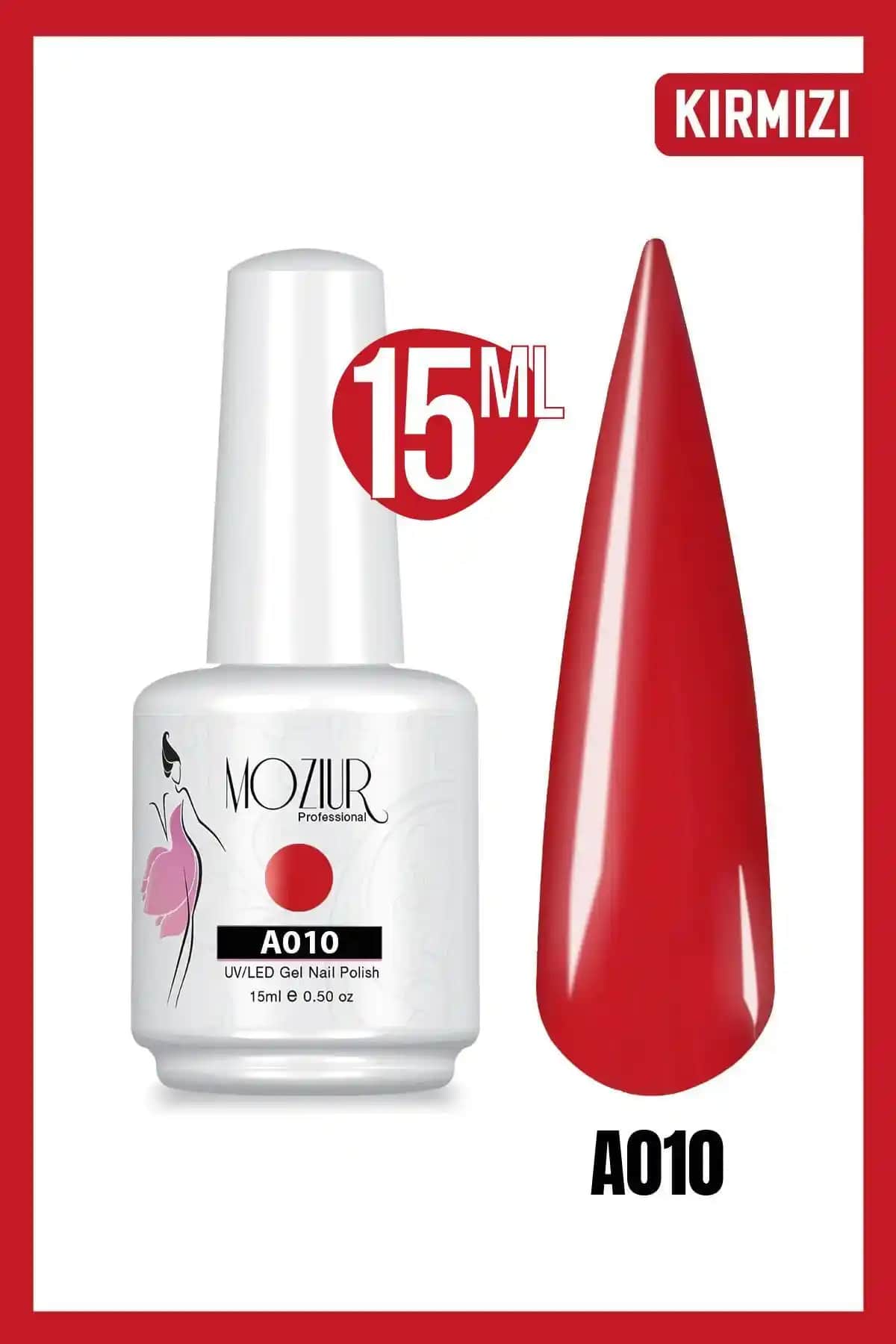 MOZIUR A010 KIRMIZI ve A084 LİLA Kalıcı Ojeler Karşılaştırması