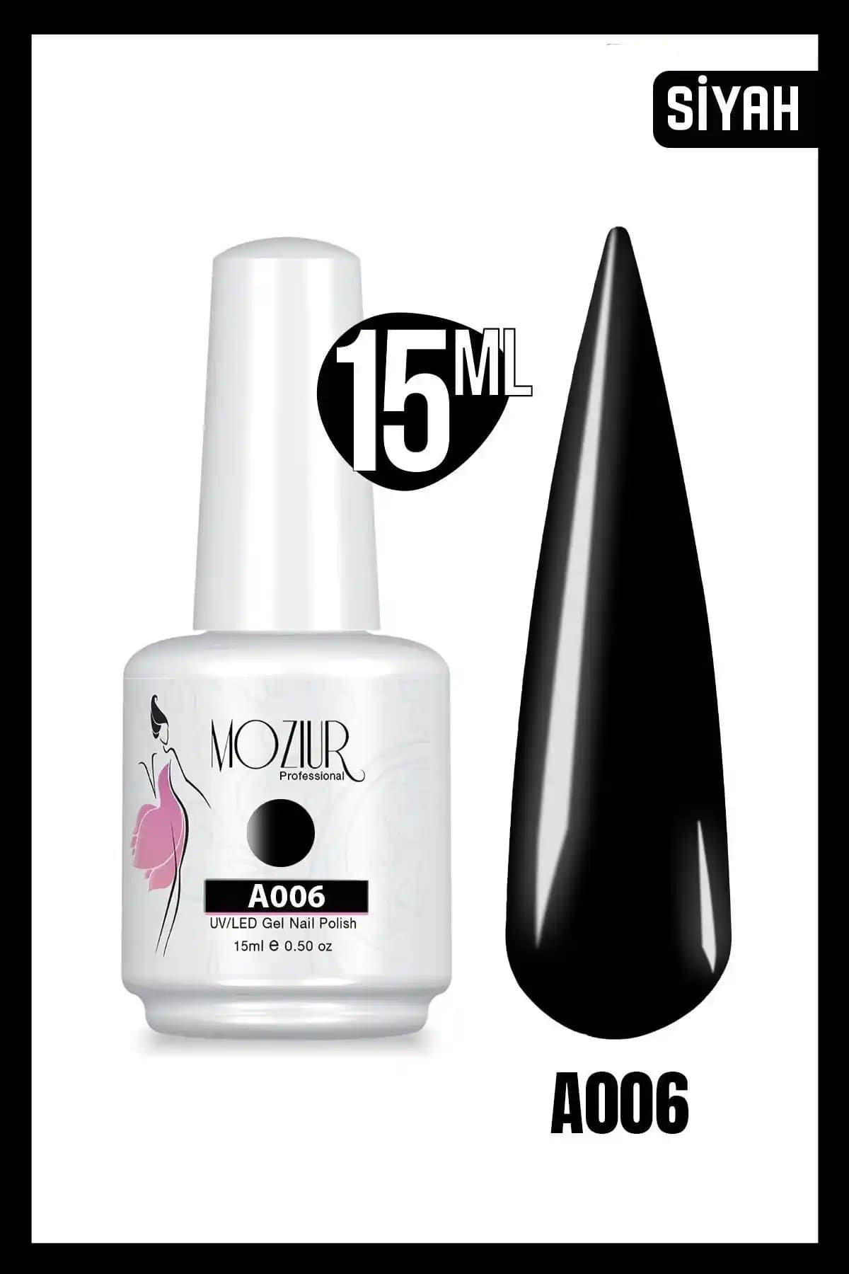 MOZIUR Kalıcı Oje A006 Siyah ve A095 French Rakı Beyazı Karşılaştırması