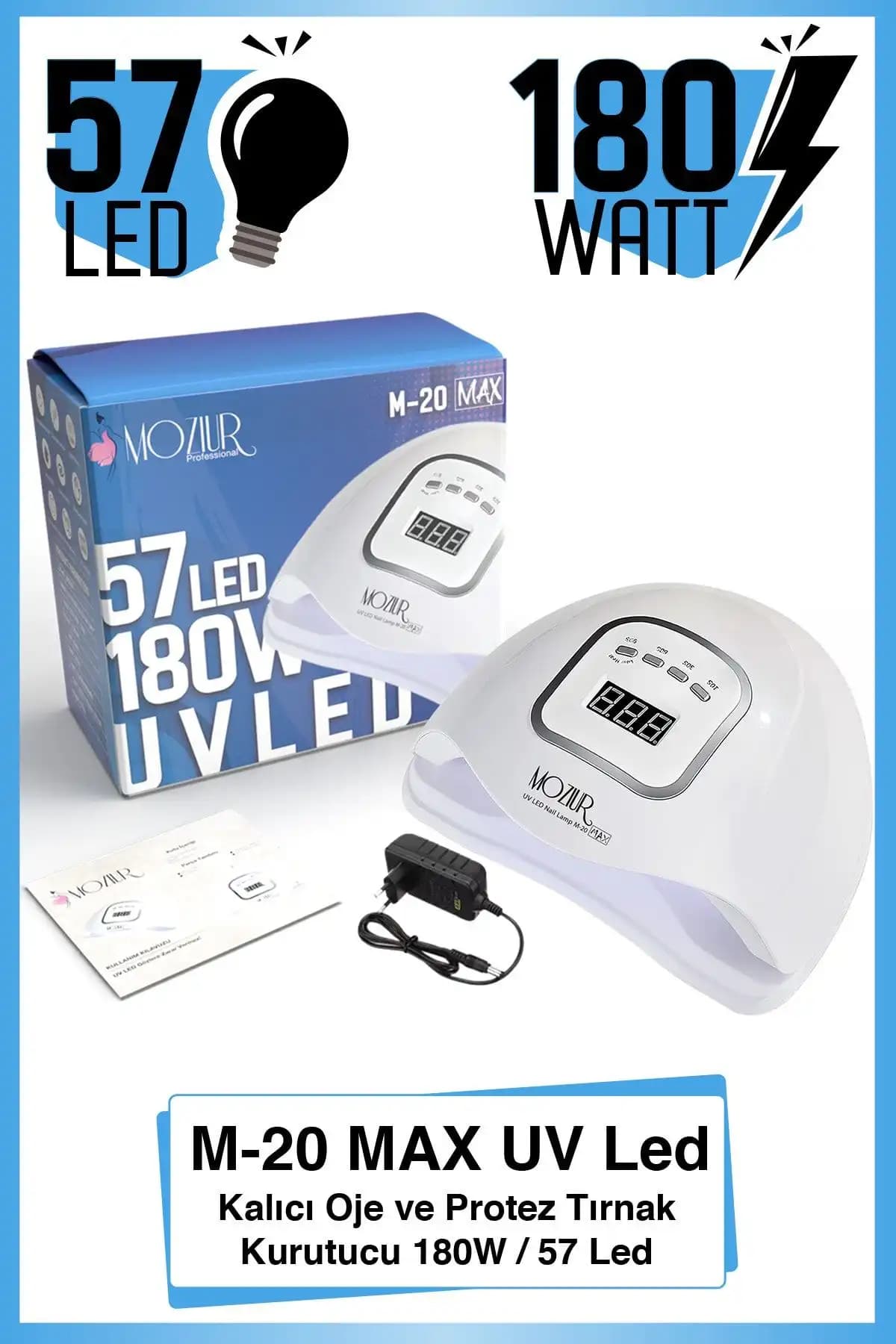 MOZIUR M-20 Max ve M-3 Plus UV LED Tırnak Kurutucuları Karşılaştırması 1