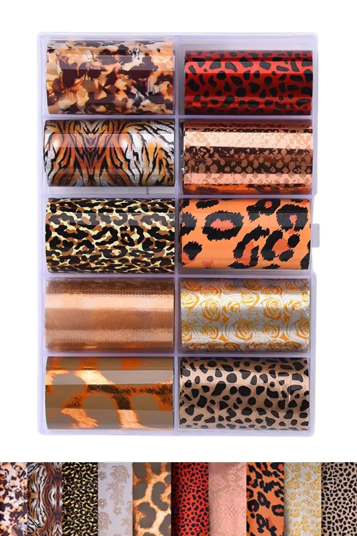 Moziur Tırnak Süsü Folyo Sticker F-1 ile Kalıcı ve Şık Tırnak Tasarımları