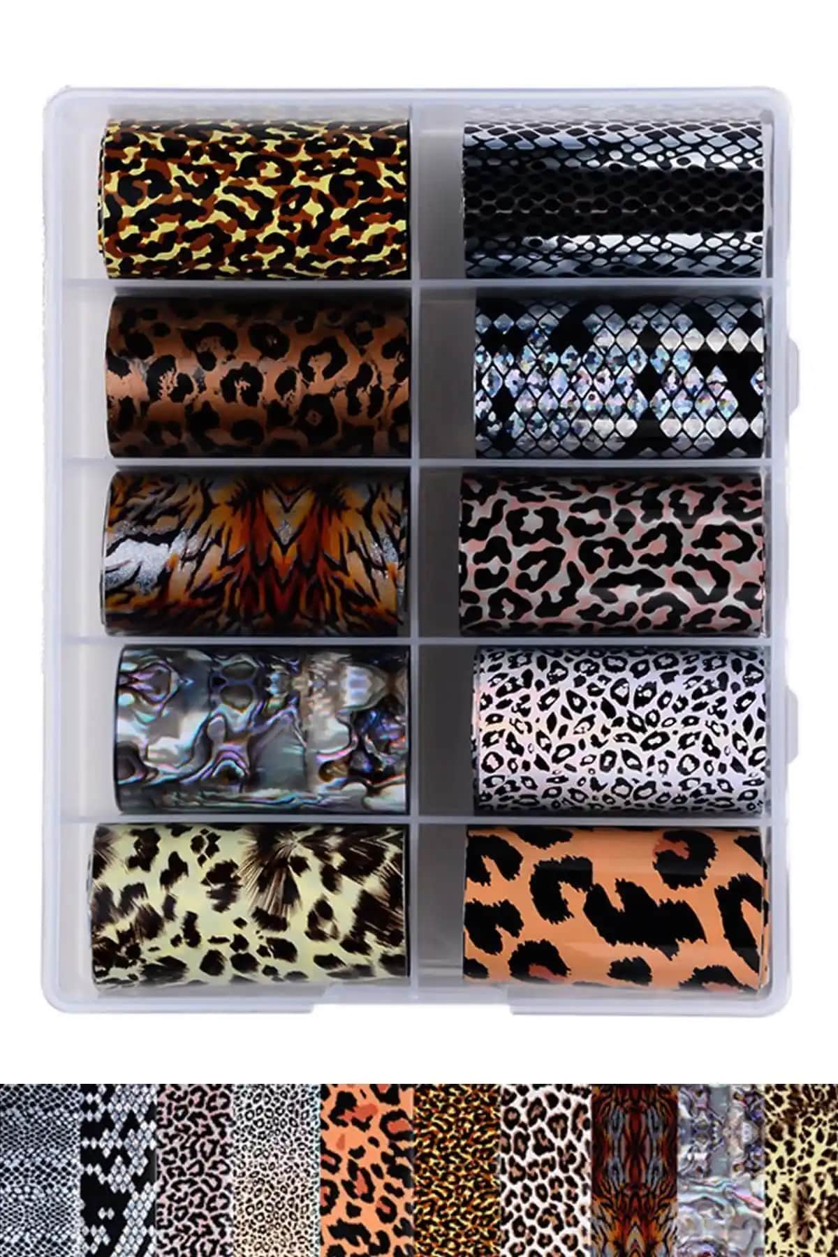 MOZIUR Tırnak Süsü Folyo Sticker F-3: Pratik ve Estetik Tırnak Süsleme Çözümü