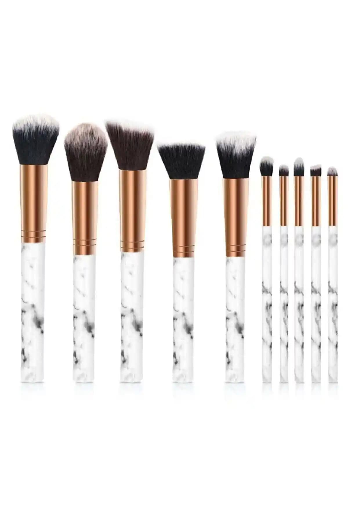 MUJGAN 10'lu Makyaj Fırça Seti: Şık Tasarım ve Yüksek Performans ile Makyaj Deneyimini Geliştirin