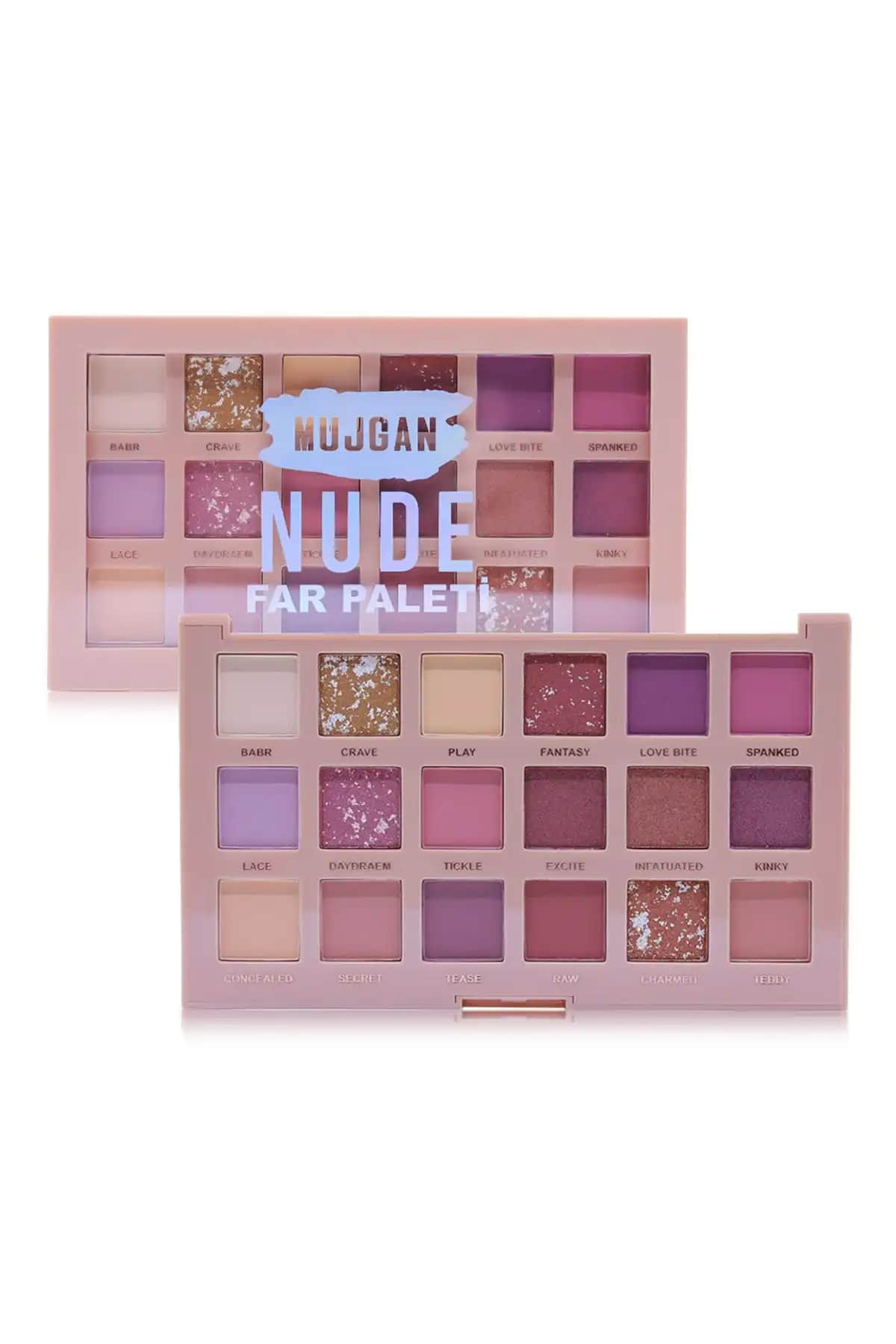 MUJGAN Hudamoji Nude 18'li Far Paleti 2025'te Göz Makyajınızda Devrim Yaratacak