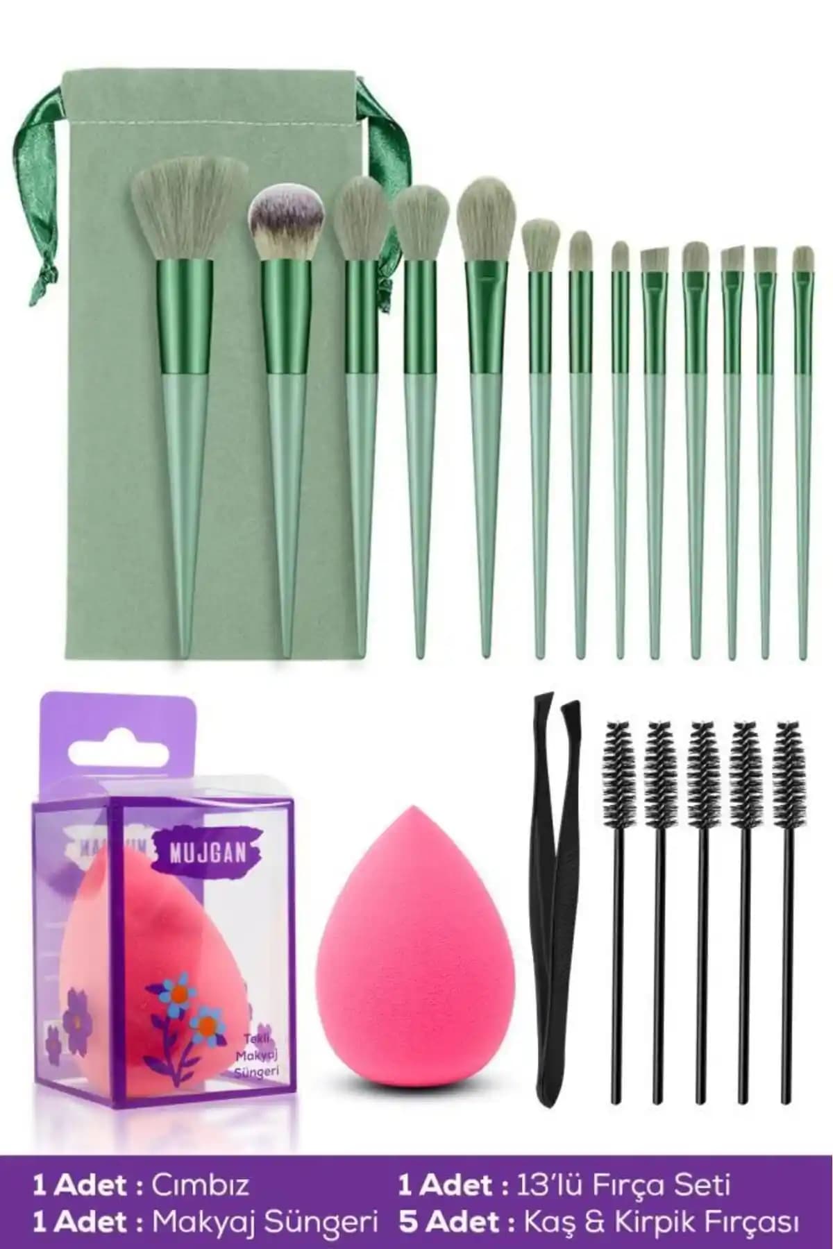 MUJGAN Makyaj Fırça Seti ve Aksesuarlar: Profesyonel Güzellik Çözümleri