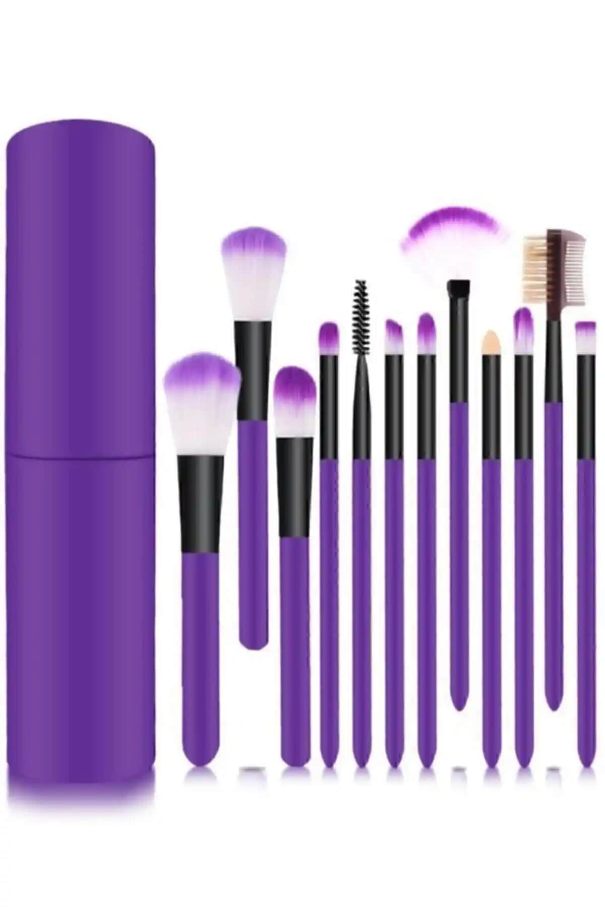 MUJGAN Silindir Makyaj Fırça Seti: Profesyonel ve Ev Kullanımı İçin Dayanıklı ve Çok Amaçlı