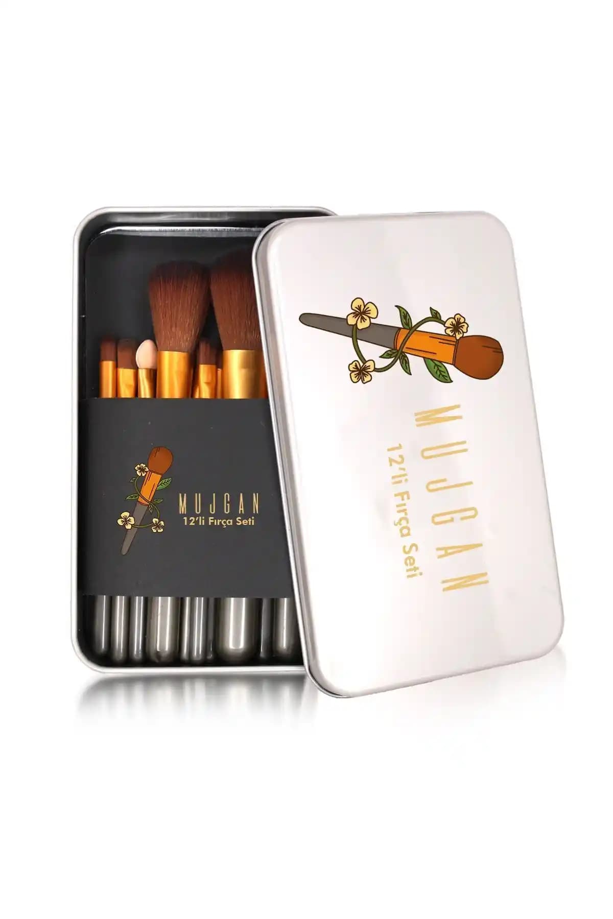 Mükkemmel Makyaj Deneyimi İçin MUJGAN 12'li Metal Kutulu Fırça Seti İncelemesi