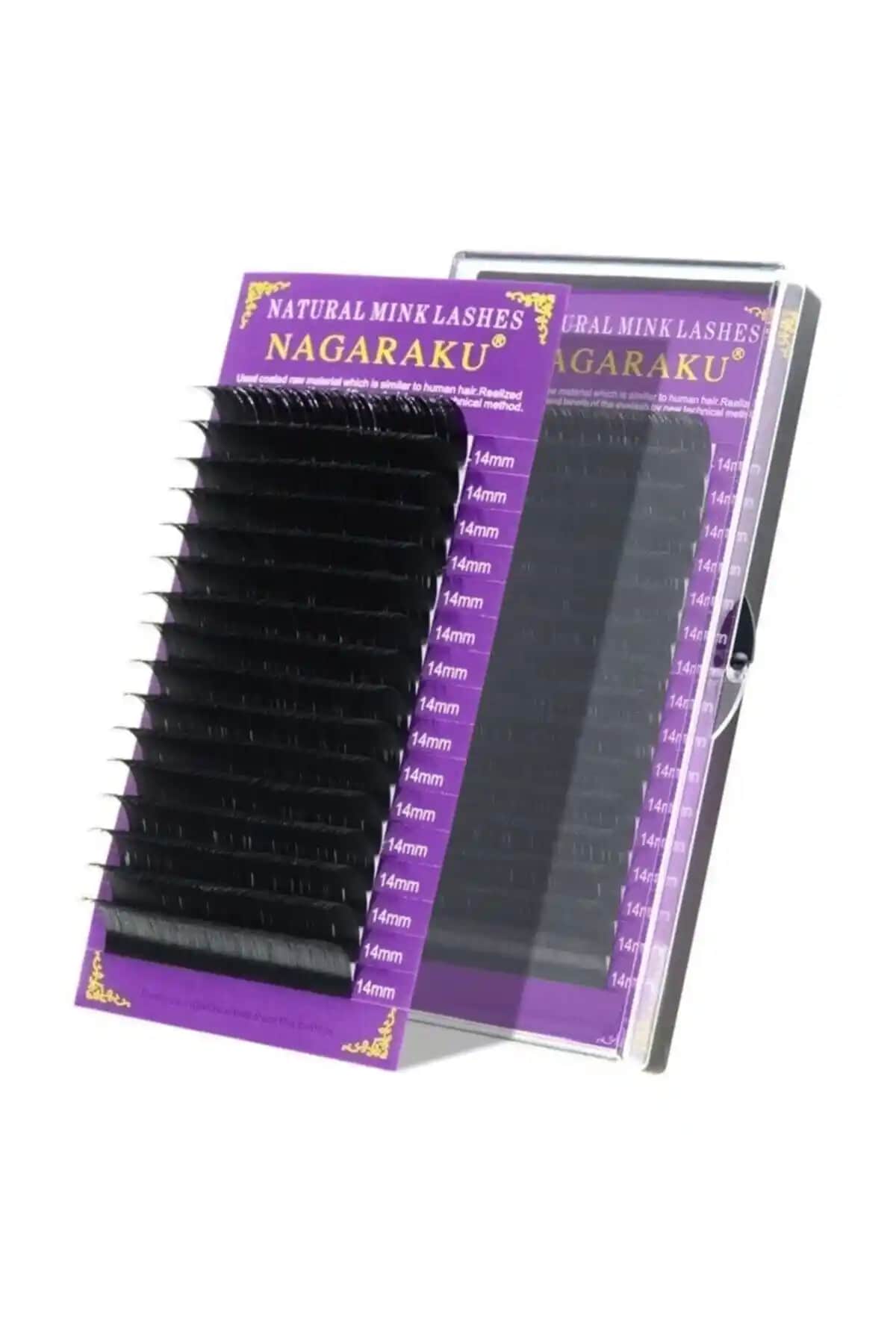 NAGARAKU Ipek Kirpikler Karşılaştırması 12 mm ve 13 mm Uzunluk Seçenekleri