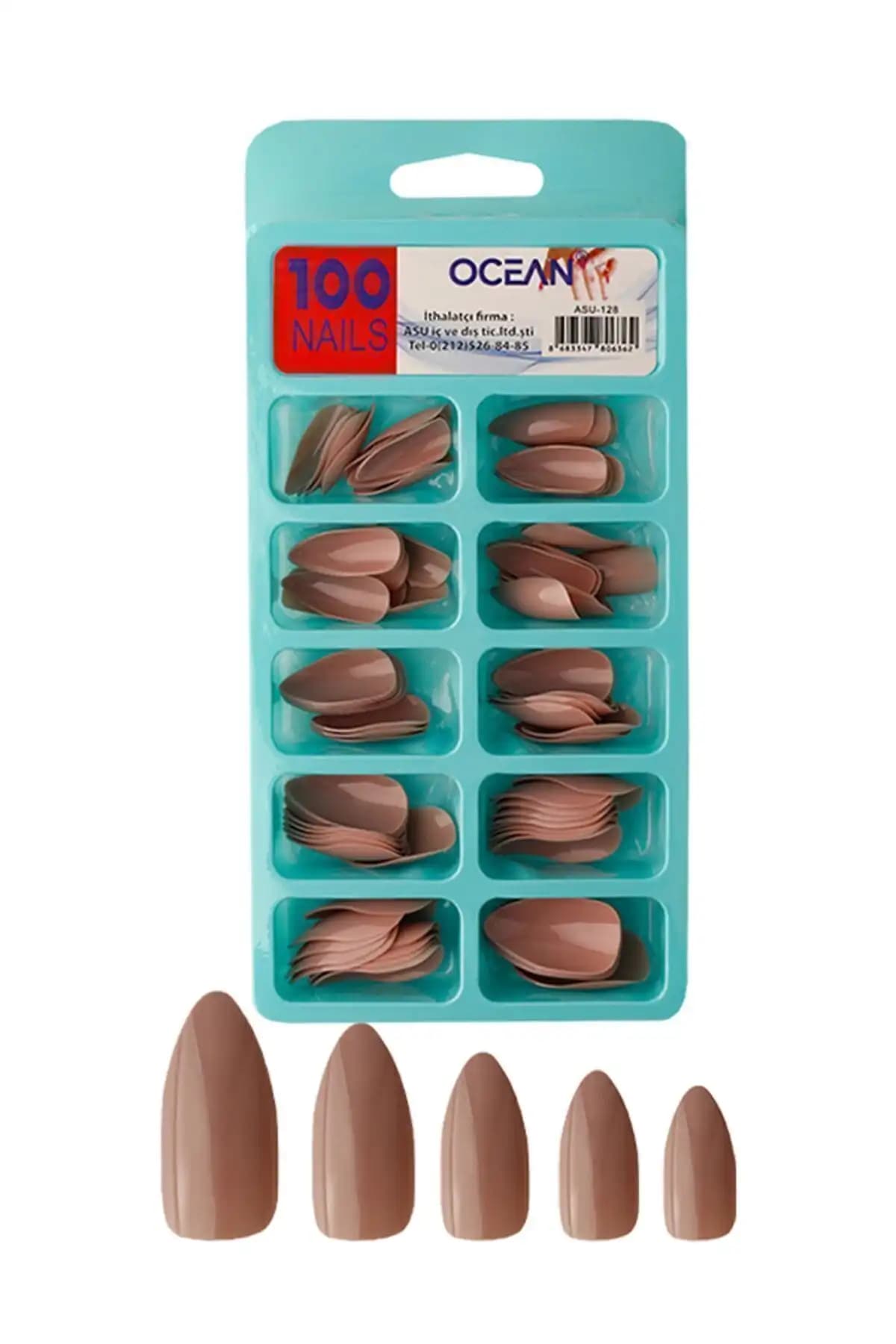 Nail Master 24'lü ve Ocean 128 Badem Protez Takma Tırnak Karşılaştırması 2