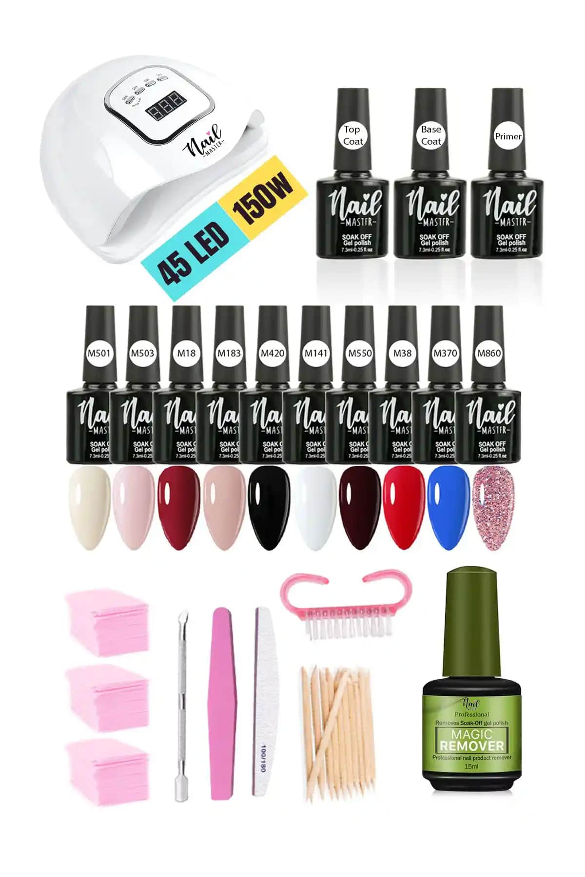 Nail Master Kalıcı Oje Seti: Renk ve Dayanıklılıkta Yenilikçi Çözüm