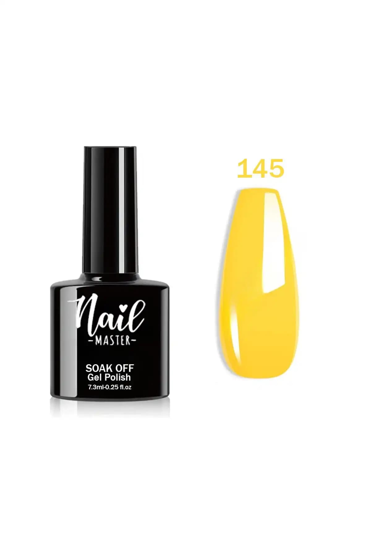 Nail Master M145 Kalıcı Oje: Uzun Süre Dayanan Parlak Sarı Tırnak Rengi
