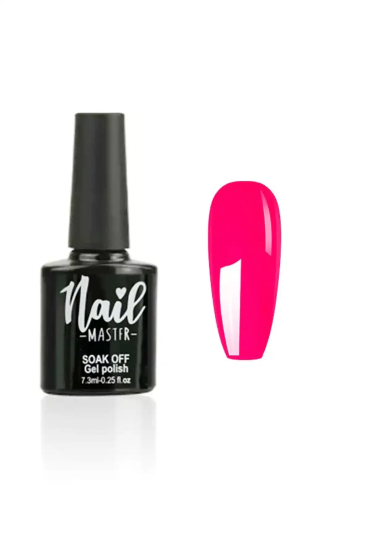 Nail Master M232 Kalıcı Neon Koyu Pembe Oje - Uzun Süre Dayanan Parlak Renkli Tırnak Ürünü