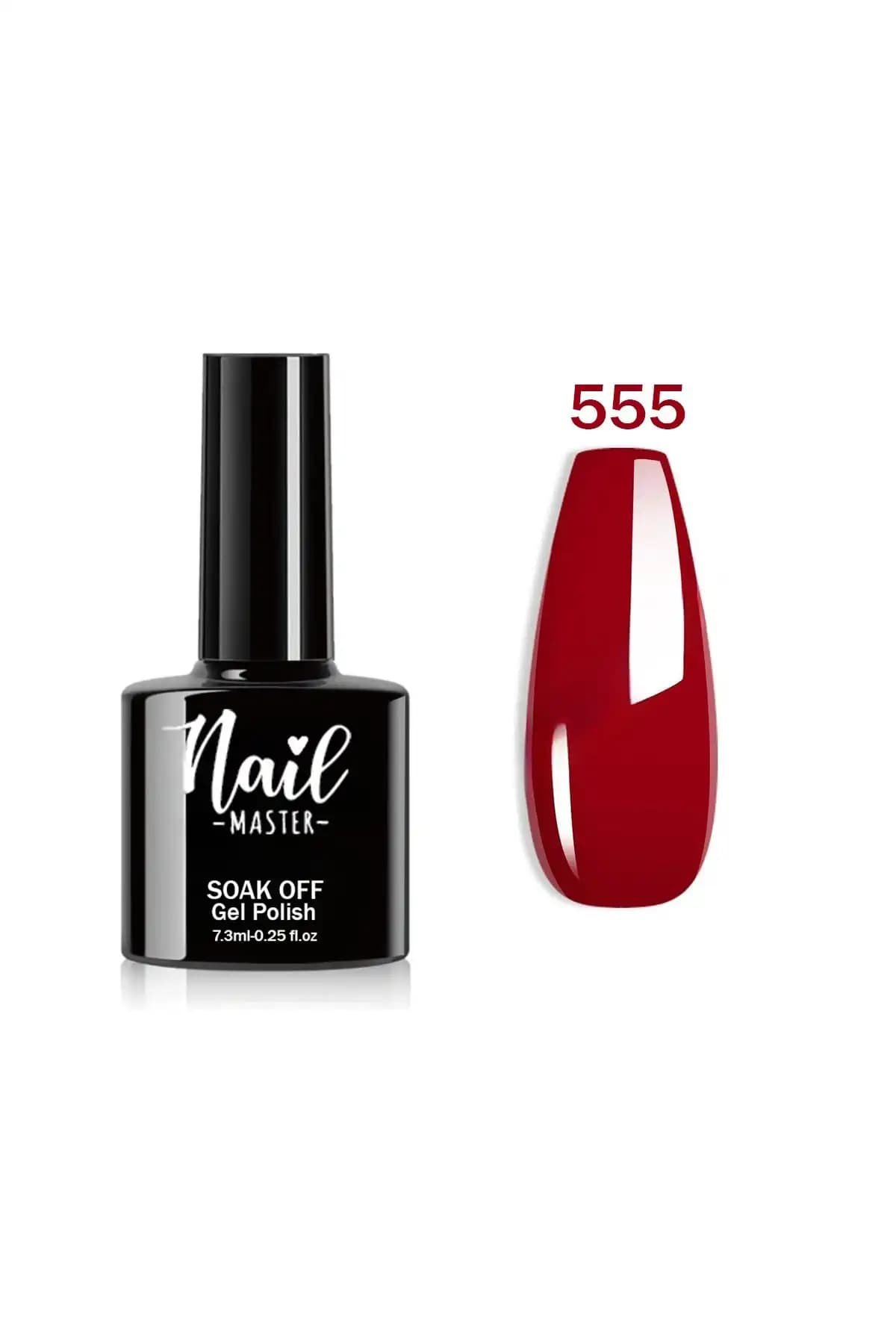 Nail Master M555 Kalıcı Oje: Uzun Süre Dayanan Şık Bordo Renkli Tırnaklar