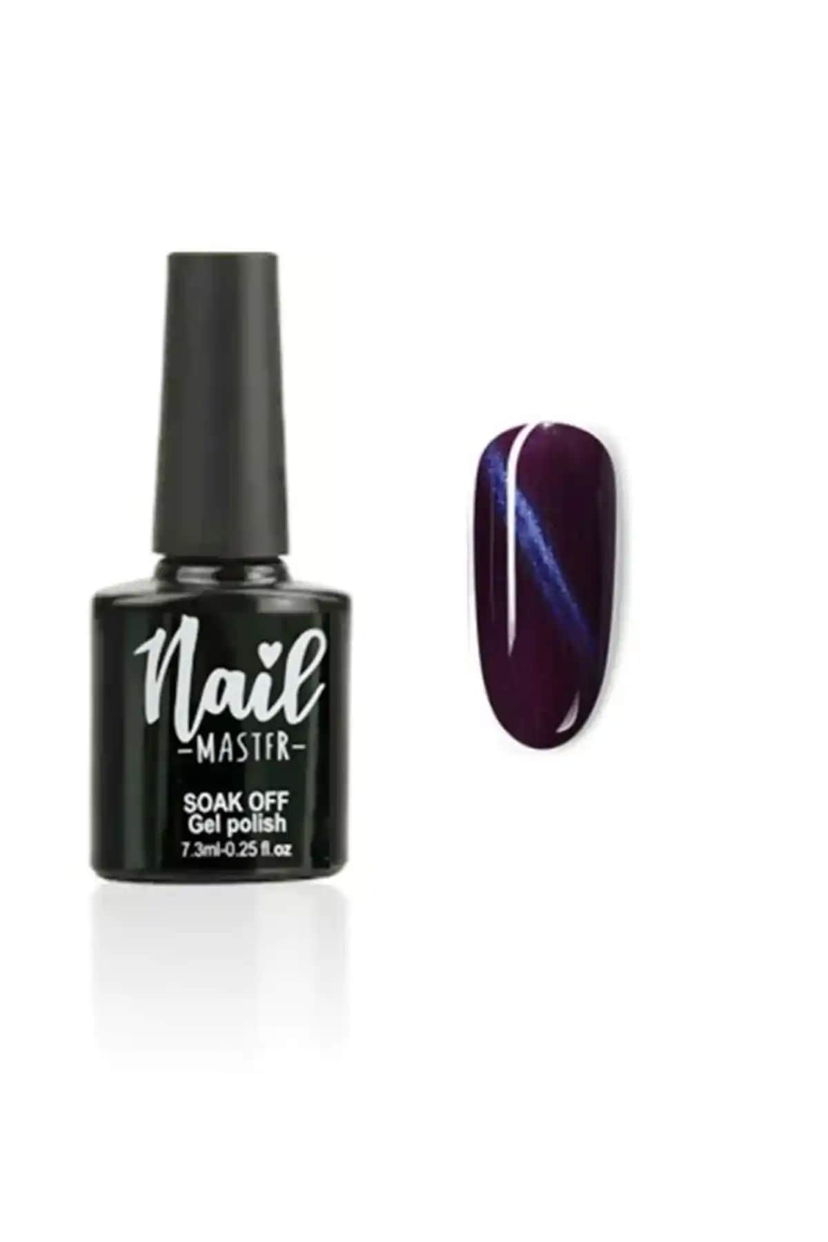 Nail Master M870 Kalıcı Oje 7,3ml Siyah Renkli Uzun Ömürlü ve Parlak Tırnak Uygulaması