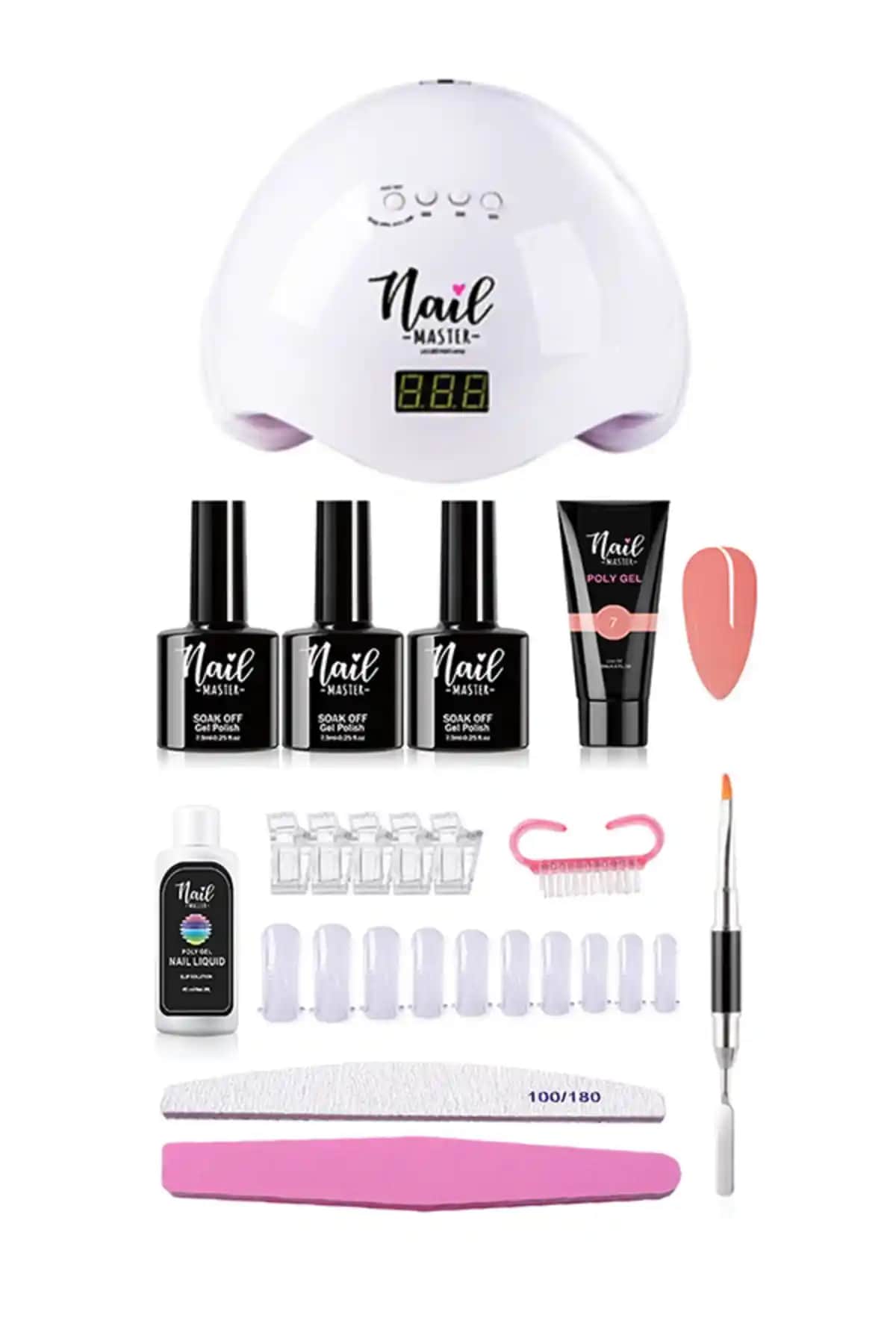 Nail Master Poly Gel ve Protez Tırnak UV Jel Setleri Karşılaştırması