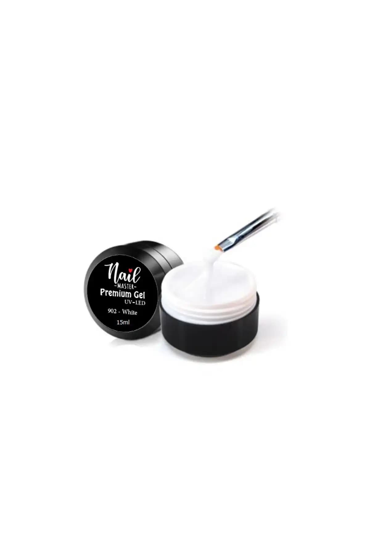 Nail Master Protez Tırnak Jel Beyaz 15ml – Güçlü ve Estetik Tırnaklar İçin Profesyonel Çözüm