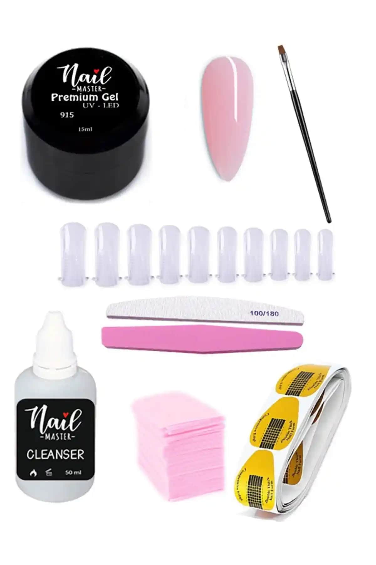 Nail Master Protez Tırnak UV Jel Seti ile Estetik ve Dayanıklı Tırnak Bakımı