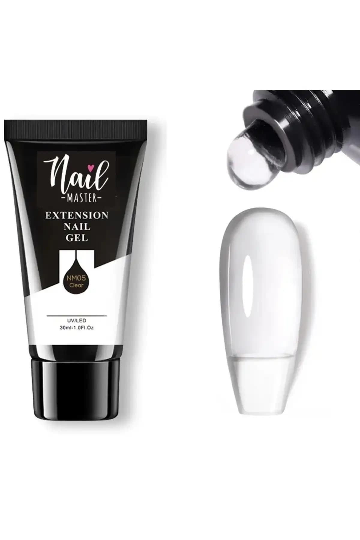 Nail Master Tırnak Uzatma Poly Jel 30ml Profesyonel ve Güvenilir Tırnak Bakım Ürünü