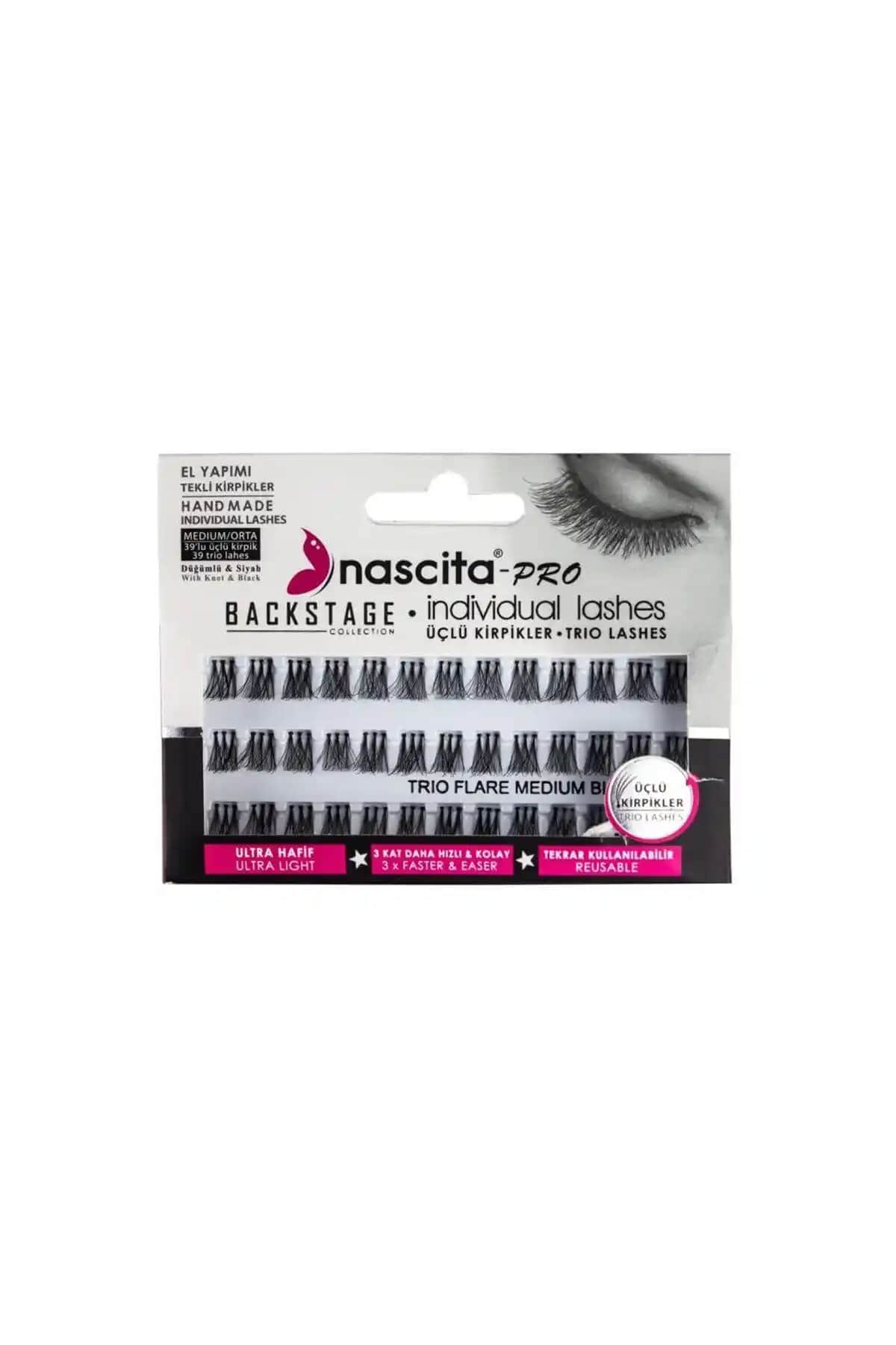 Nascita Takma Kirpik Trio: Doğal ve Hacimli Gözler İçin Güvenilir Makyaj Ürünü