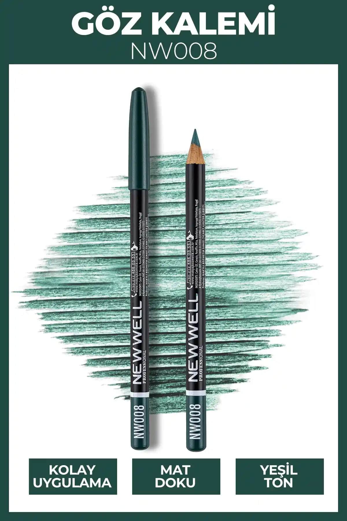 New Well Göz Kalemi NW008: Günlük ve Şık Göz Makyajı İçin Uygun Seçenek