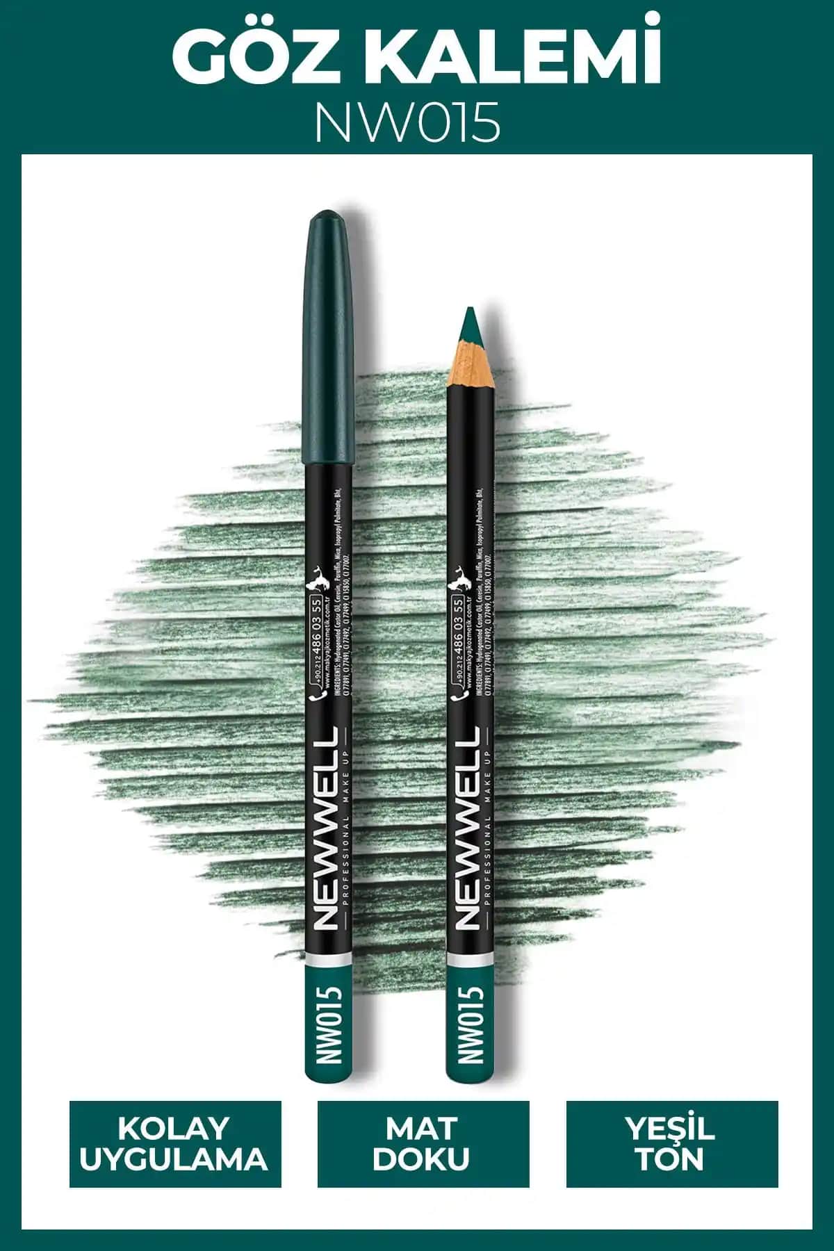 New Well Göz Kalemi NW015: Kaliteli ve Dayanıklı Göz Makyajı İçin Yenilikçi Seçenek