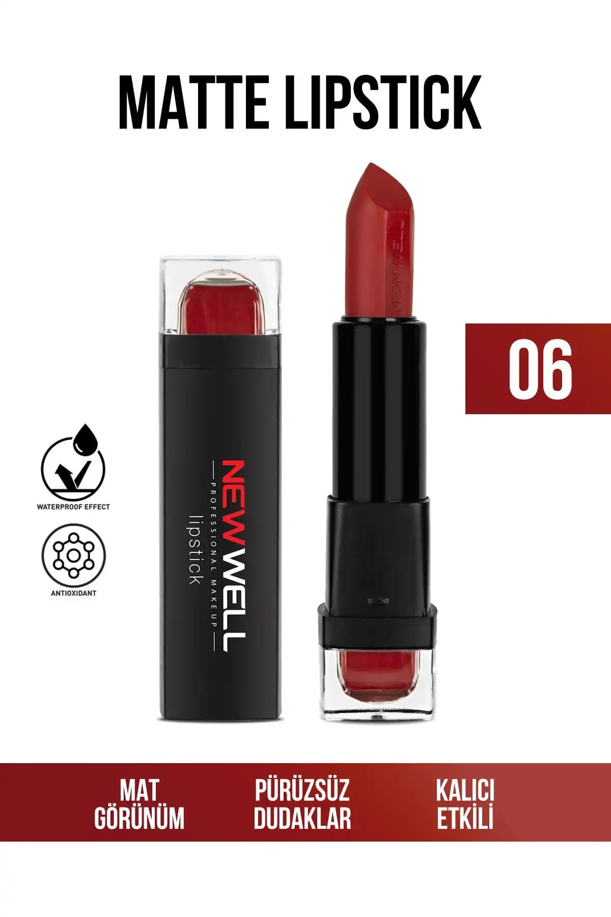 New Well Lipstick 04 ve 06 Karşılaştırması: Renk, Kalıcılık ve Özellikler 2