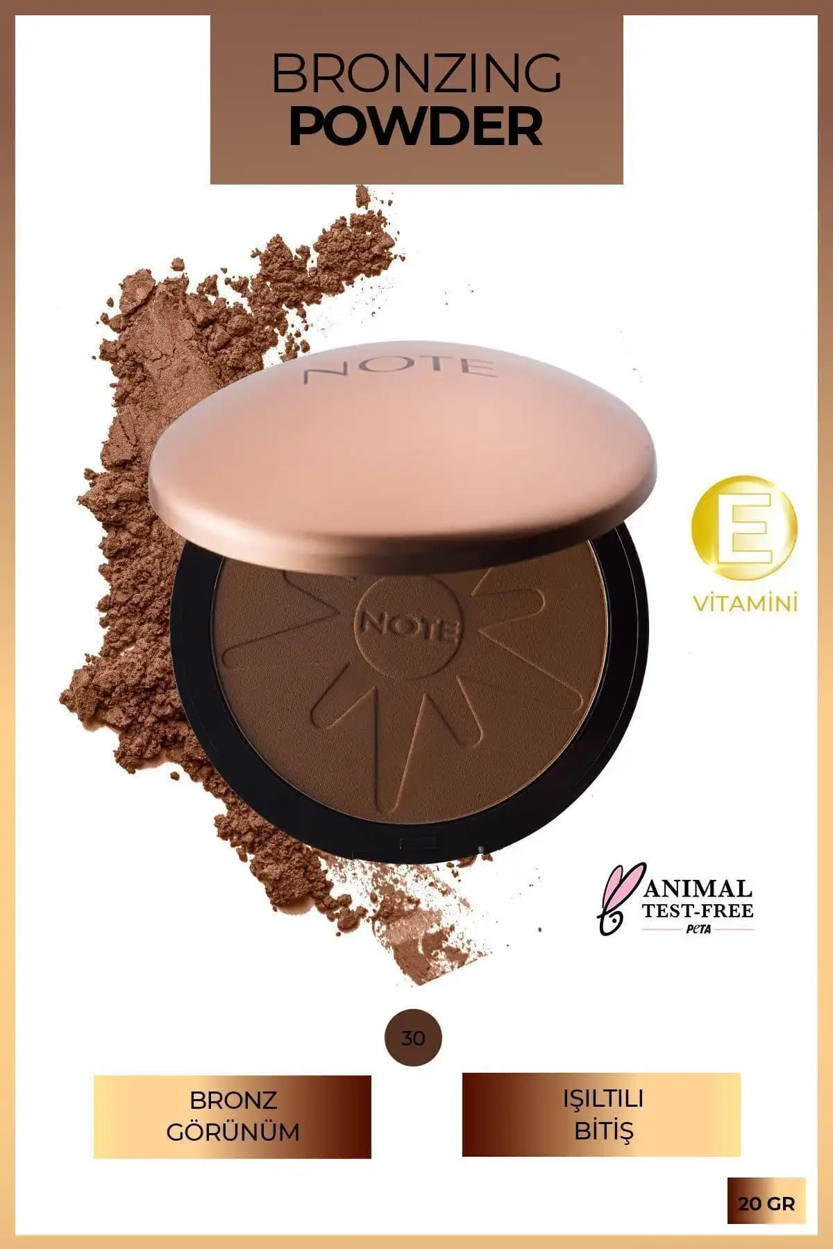 Note Cosmetics Bronzing Powder: Doğal ve Işıltılı Bronzluk Sağlayan Toz Pudra Ürünü