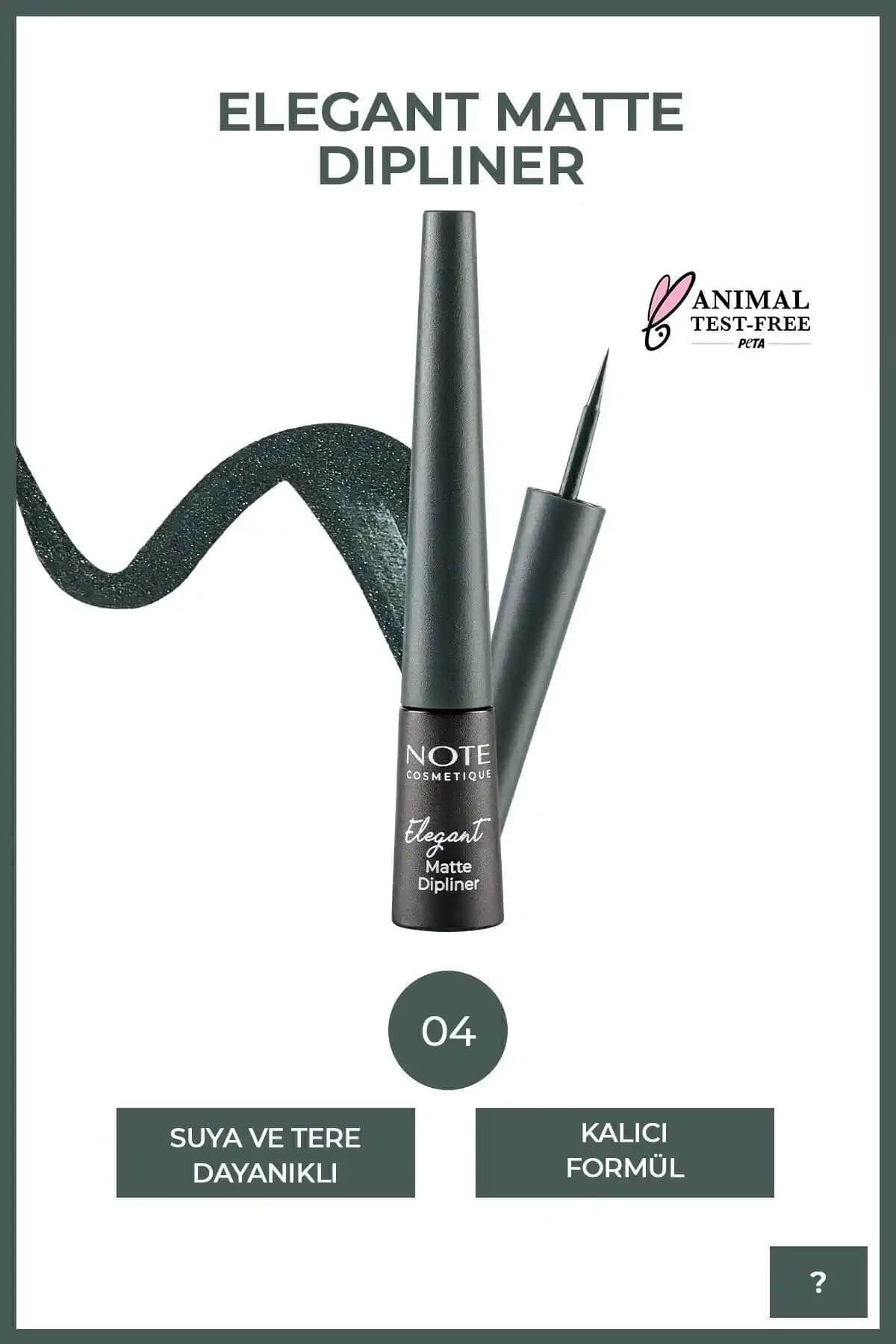 Note Cosmetics Elegant Matte Dipliner ile modern ve kalıcı göz makyajı deneyimi