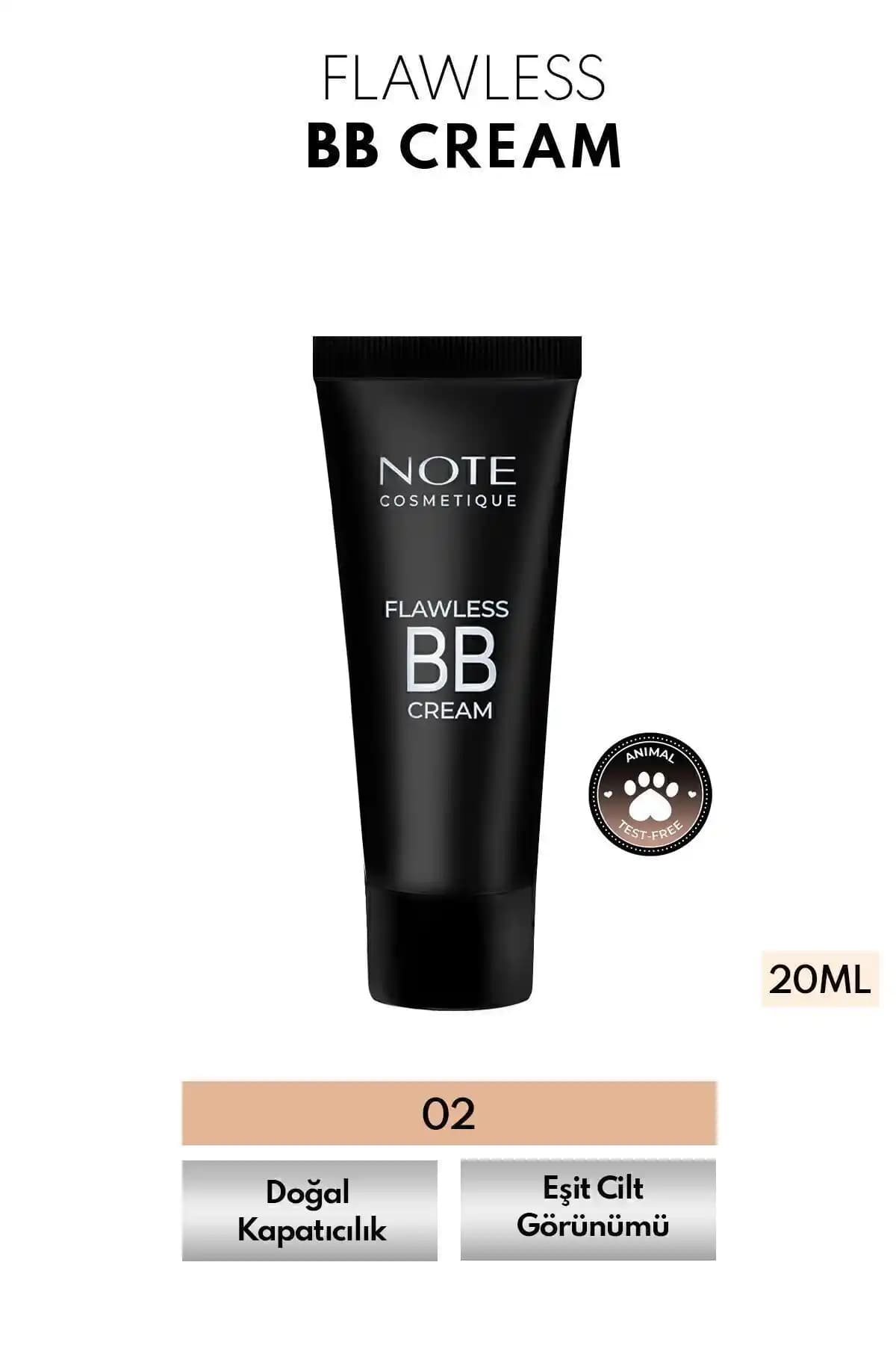 Note Cosmetics Flawless BB Cream: Doğal ve Hafif Günlük Kullanıma Uygun Cilt Bakım Ürünü