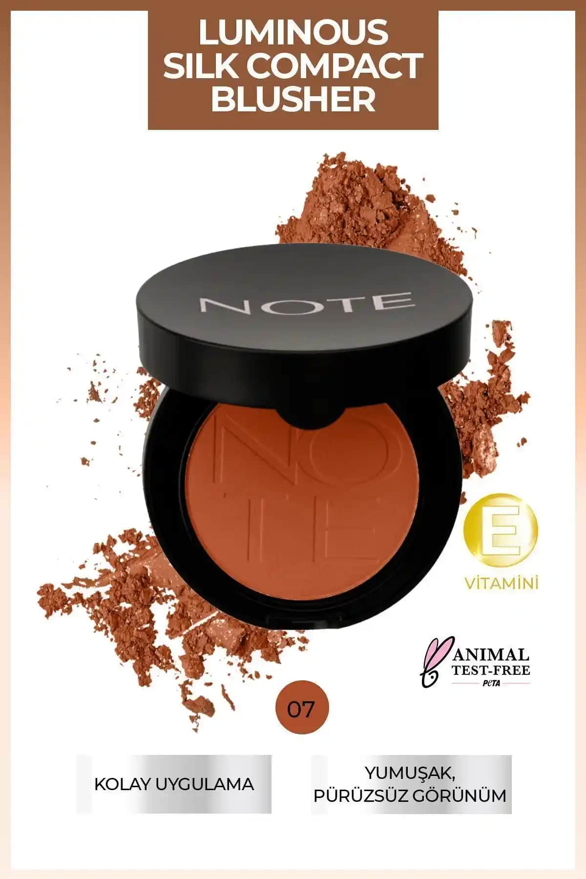 Note Cosmetics Luminous Silk Compact Allık: Doğal ve Kalıcı Makyaj İçin Uygun Çözüm