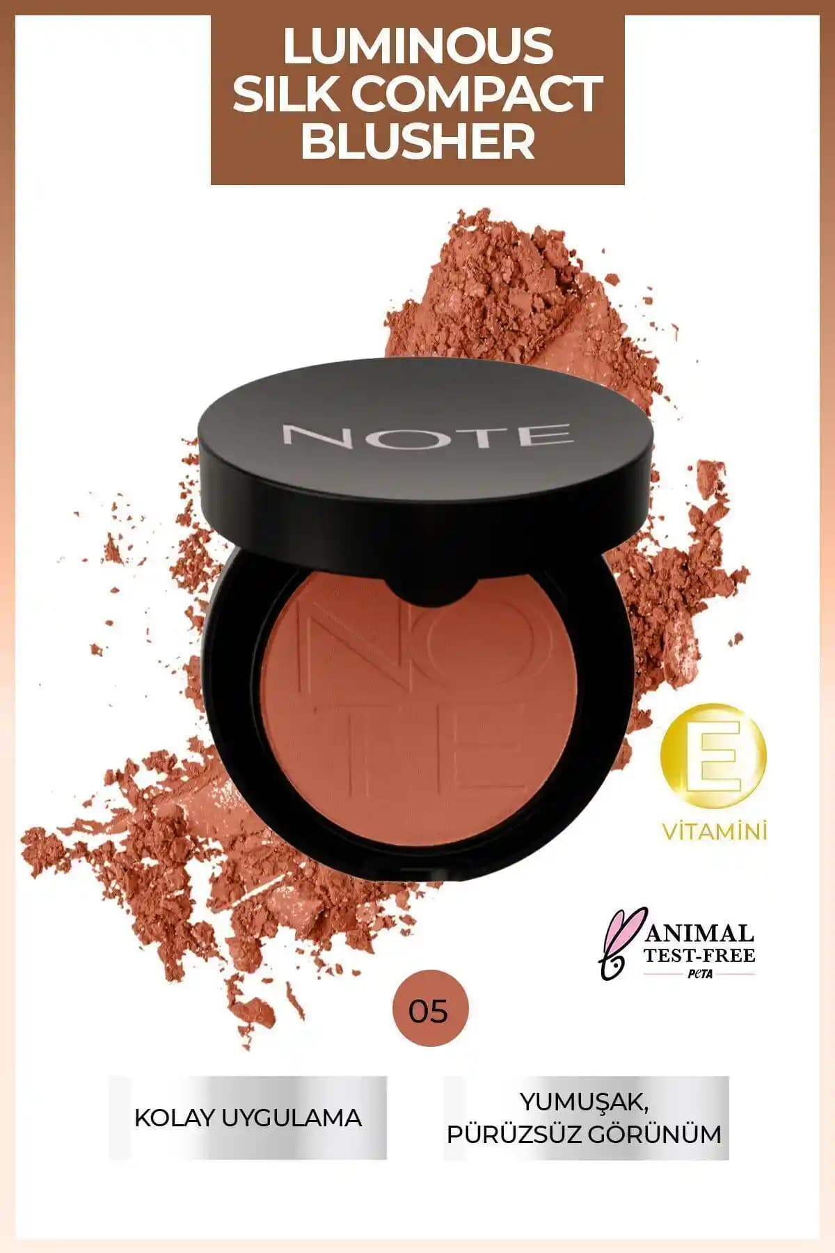 Note Cosmetics Luminous Silk Compact Allık: Doğal ve Kalıcı Parlak Makyaj İçin Ideal