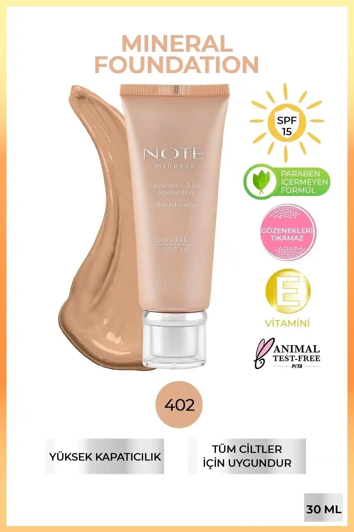 Note Cosmetics Mineral Foundation SPF 15: Doğal ve Güçlü Koruma Sağlayan Makyaj Ürünü