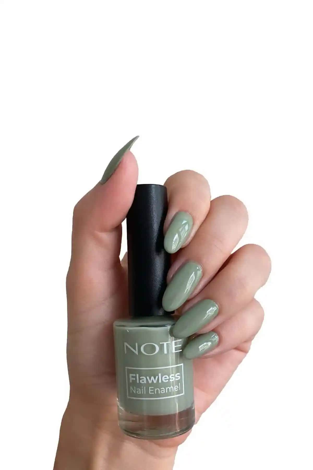 Note Cosmetics Nail Flawless Oje 38 Conquer Yeşil - Sağlıklı ve Kalıcı Tırnak Bakımı