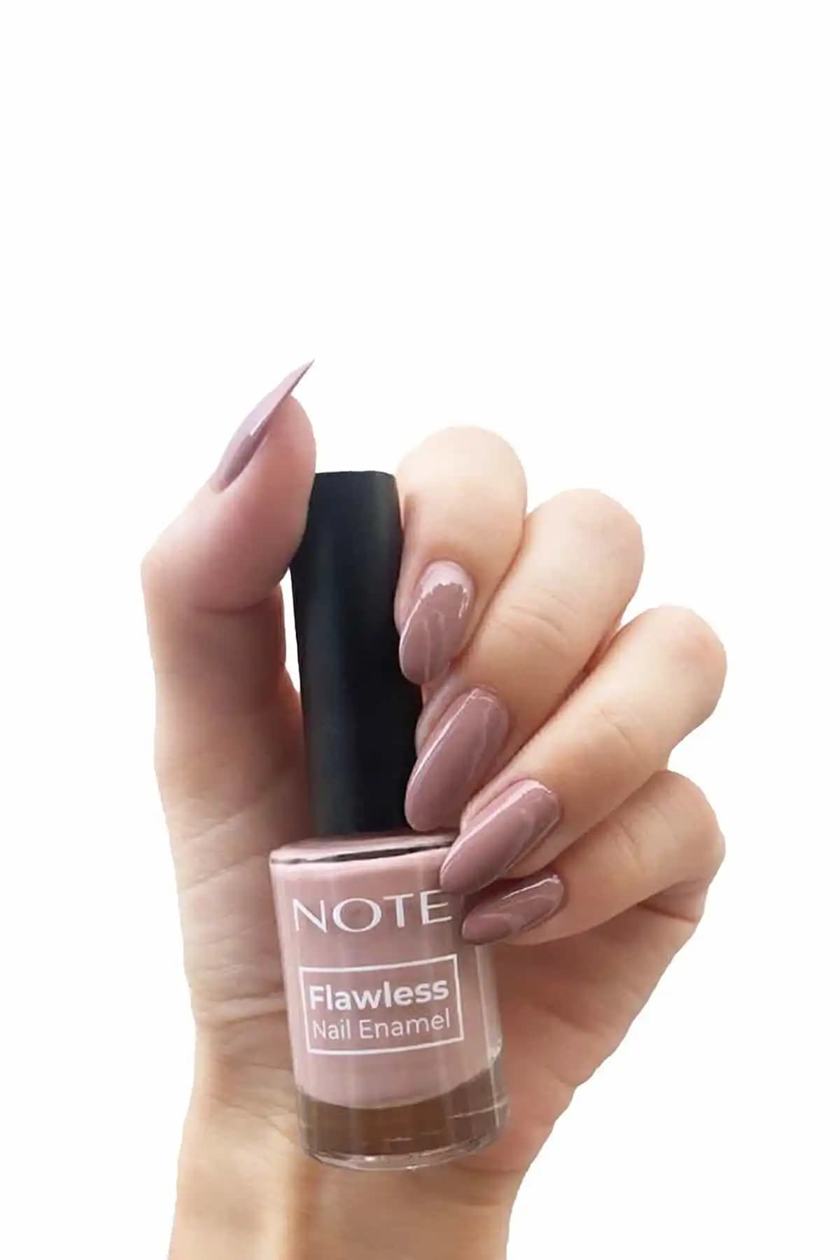 Note Cosmetics Nail Flawless Oje 63 Nude Pink - Zarif ve Parlak Günlük Tırnak Rengi