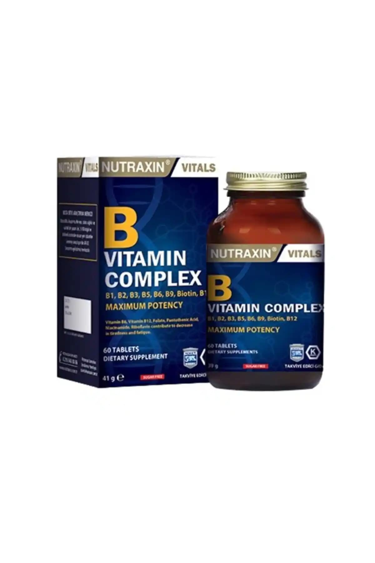 Nutraxin B Vitamin Kompleksi ile Cilt Sağlığını Destekleyen Gelişmiş Takviye Ürünü