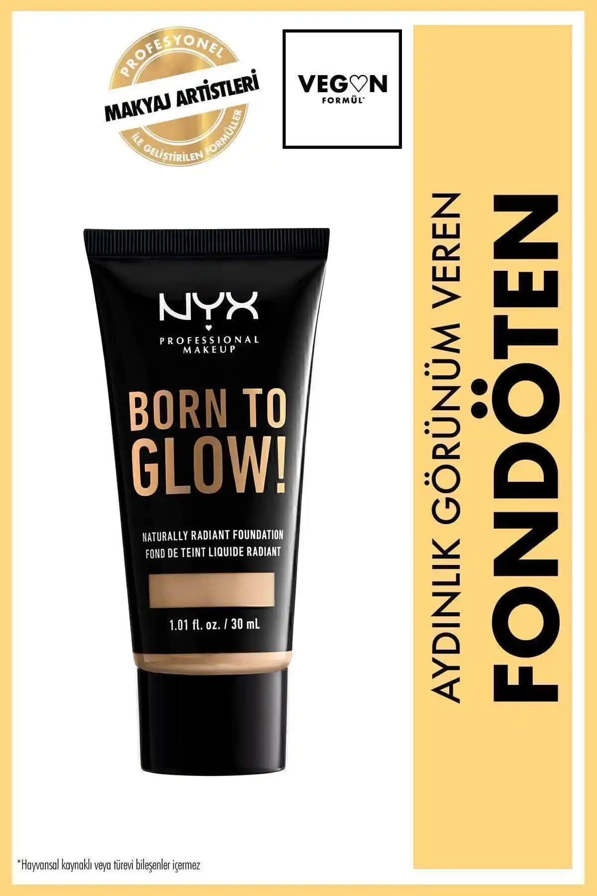 NYX Born To Glow Fondöten İncelemesi: Doğal ve Parlak Görünüm İçin Uygun Seçenek
