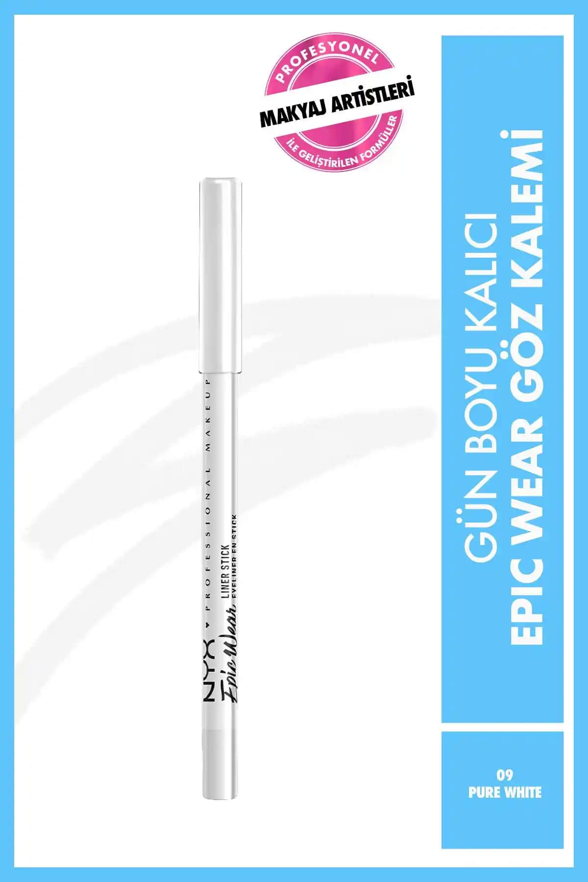 NYX Epic Wear Liner Sticks Beyaz Göz Kalemi - Uzun Süre Kalıcı ve Şık Tasarım