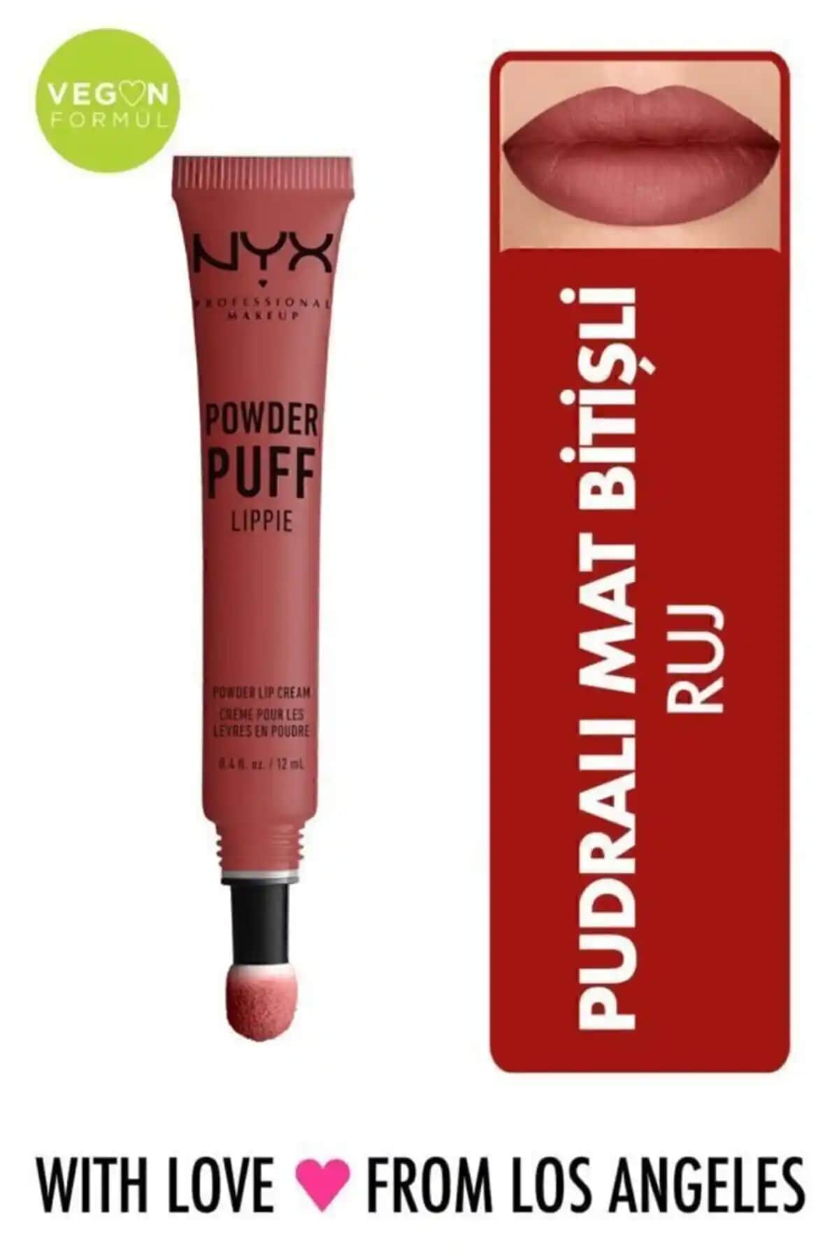 NYX Powder Puff Lippie Best Buds Ruj ile Doğal ve Şık Dudaklar İçin Uygun Seçenek
