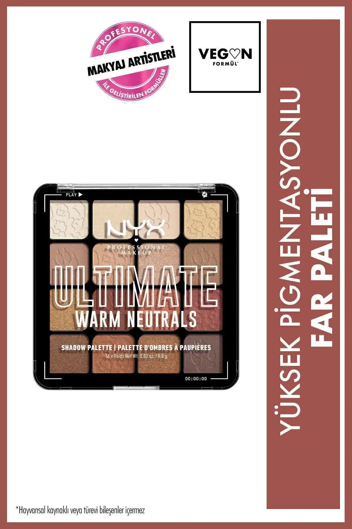 NYX Profesyonel Makyaj Göz Farı Paleti Karşılaştırması: Warm Neutrals ve Phoenix