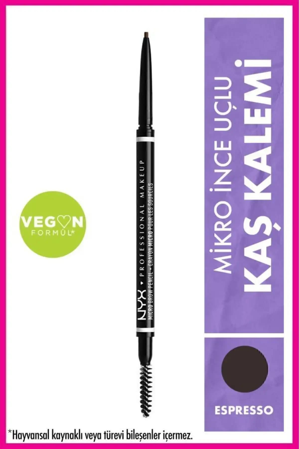 NYX Profesyonel Ultra İnce Kaş Kalemi ile Doğal ve Çekici Kaşlar Yaratın