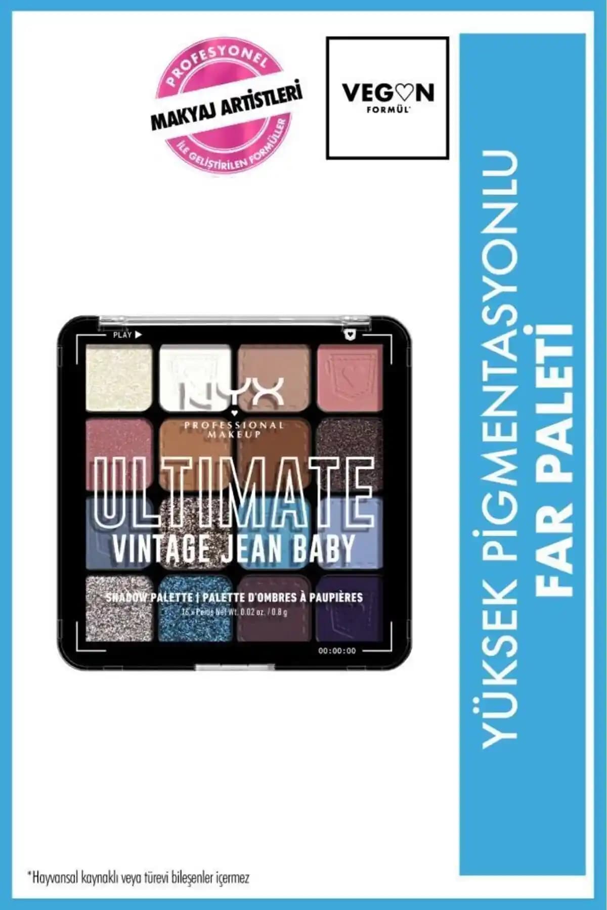 NYX Ultimate Göz Farı Paletleri Karşılaştırması: Vintage Jean Baby ve Utopia Ürün Analizi