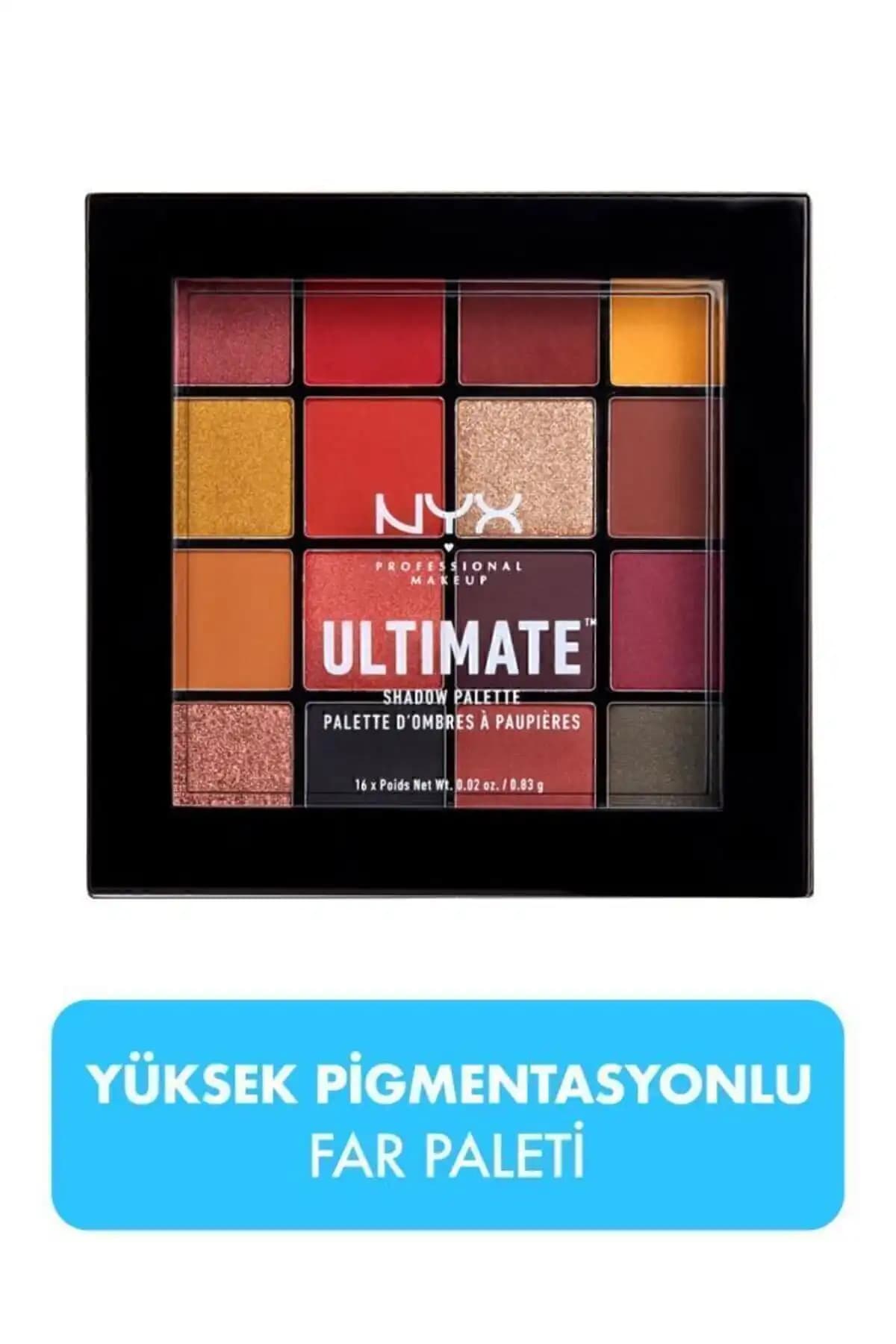 NYX Ultimate Shadow Palette Phoenix: Renkli ve Kalıcı Göz Makyajı İçin Ideal Seçenek