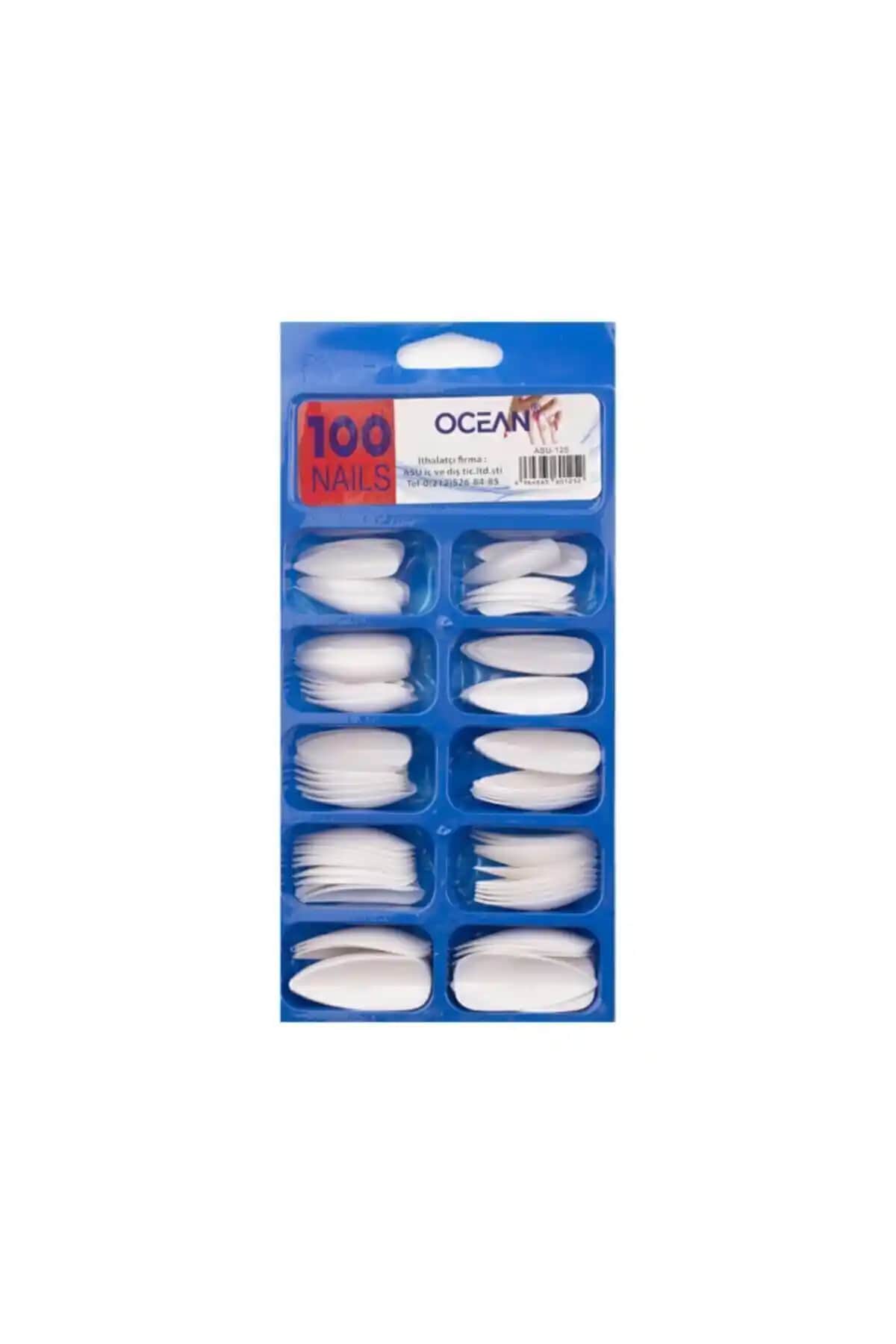 Ocean 100'lü Kutulu Stiletto Protez Tırnak Seti Estetik ve Dayanıklılık Sunar