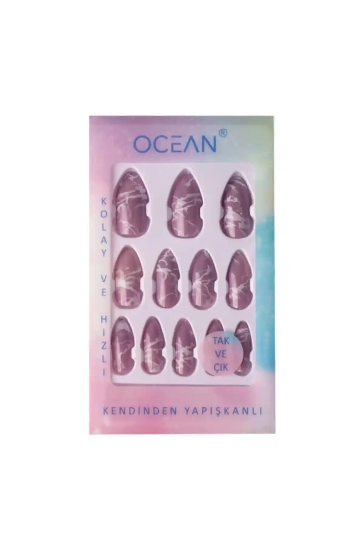 Ocean 794 Kendinden Yapışkanlı Takma Tırnak Modern ve Pratik Güzellik Çözümü