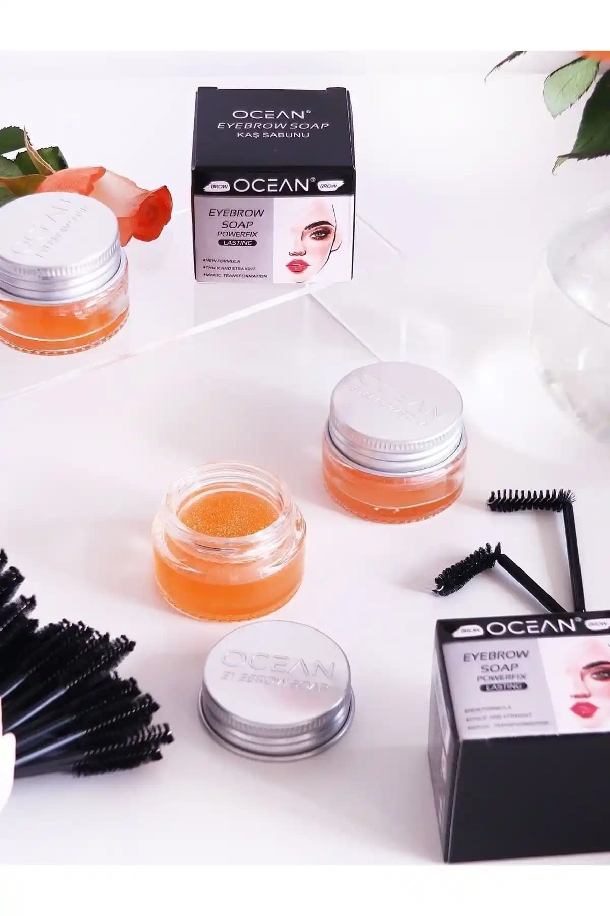 Ocean Kaş Sabitleyici Sabun: Doğal İçeriklerle Güçlendirilmiş Kalıcı Kaş Sabitleyici