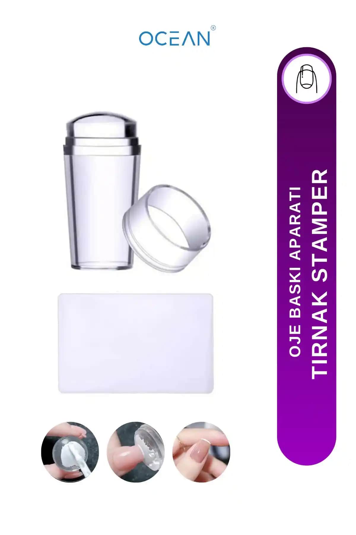 Ocean Tırnak Süs Damgalama Stamper ile Profesyonel ve Pratik Tırnak Tasarımı Çözümleri